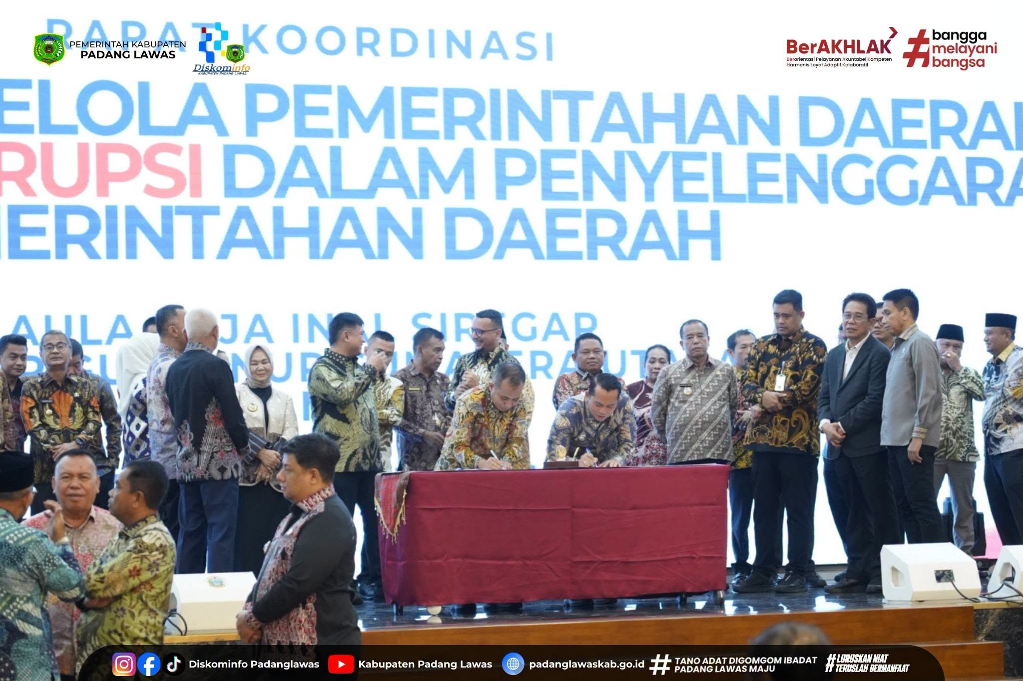 RAKOR PENGUATAN TATA KELOLA PEMERINTAHAN DAERAH DAN PENCEGAHAN KORUPSI