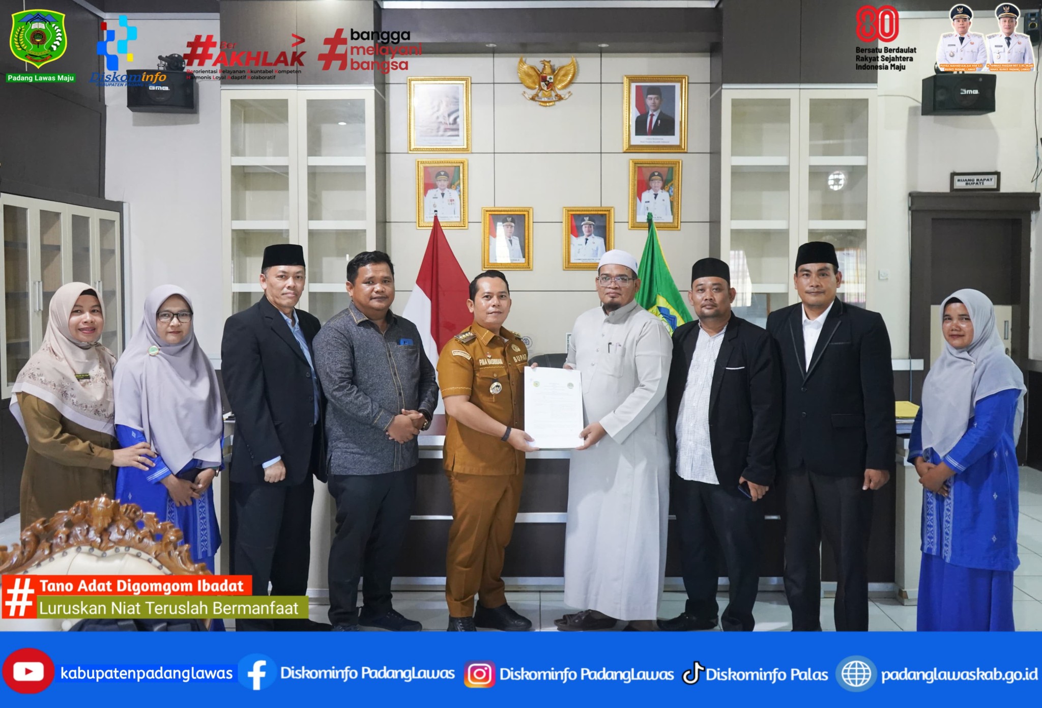 KERJA SAMA ANTARA PEMERINTAH KABUPATEN PADANG LAWAS DAN INSTITUT AGAMA ISLAM PADANG LAWAS.