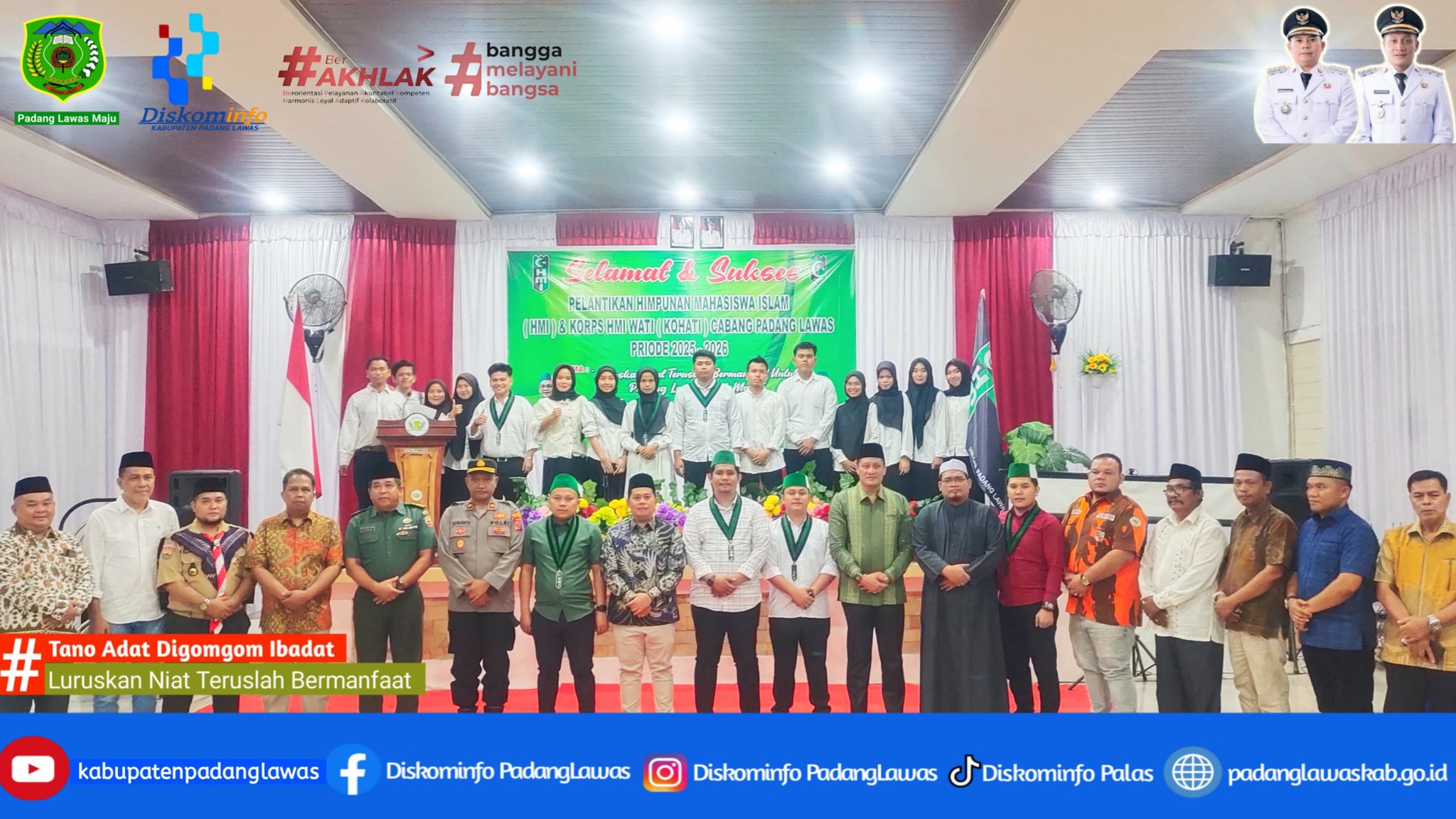 PELANTIKAN HIMPUNAN MAHASISWA ISLAM (HMI) & KORPS HMI WATI (KOHATI) CABANG PADANG LAWAS PRIODE 2025-