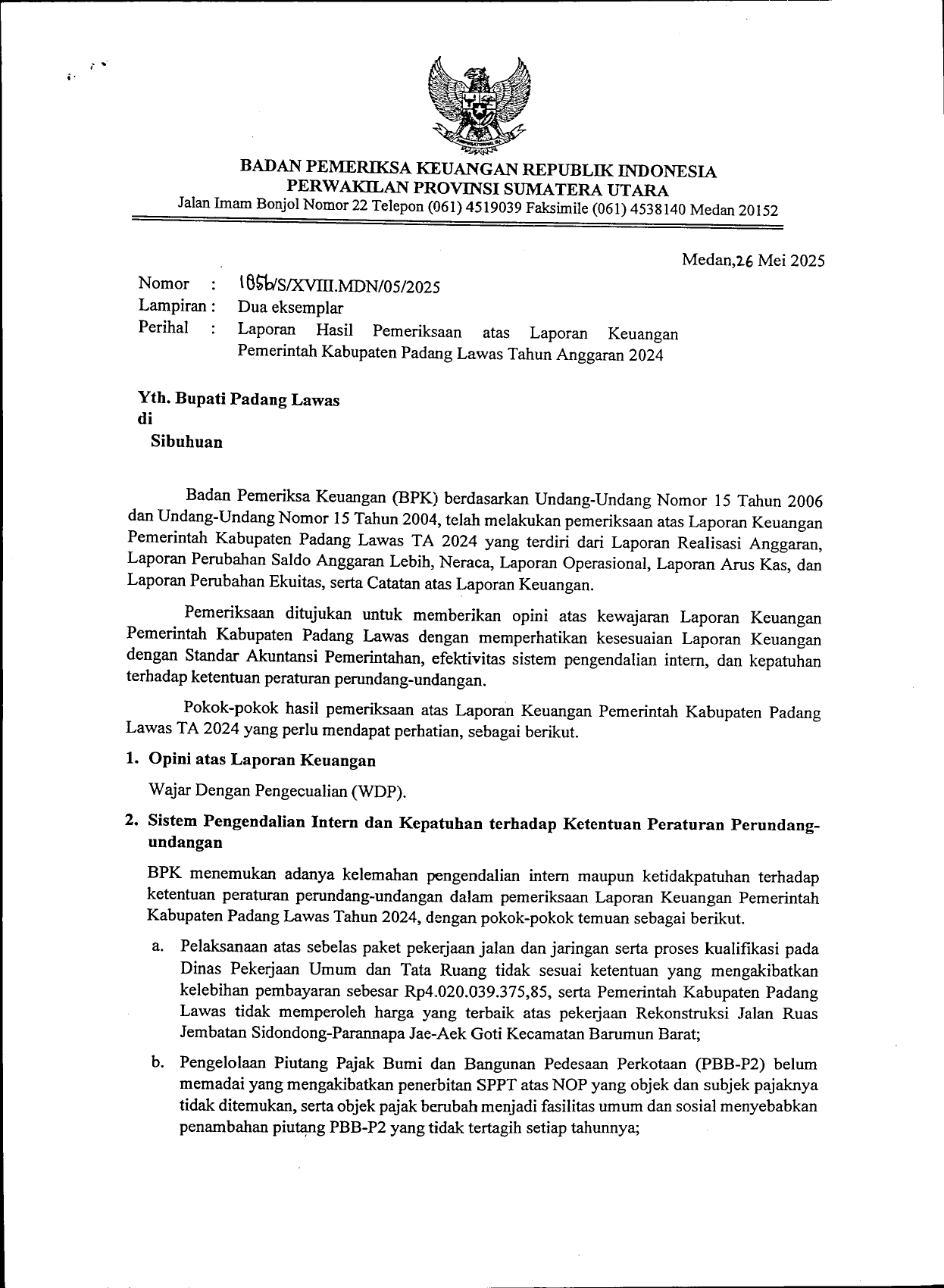 OPINI PADANG LAWAS 2024