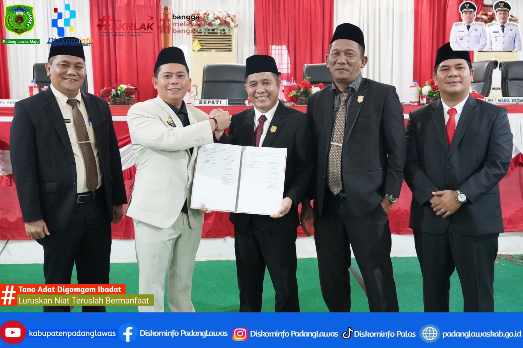 BUPATI DAN DPRD KABUPATEN PADANG LAWAS SAHKAN APBD TAHUN 2026.