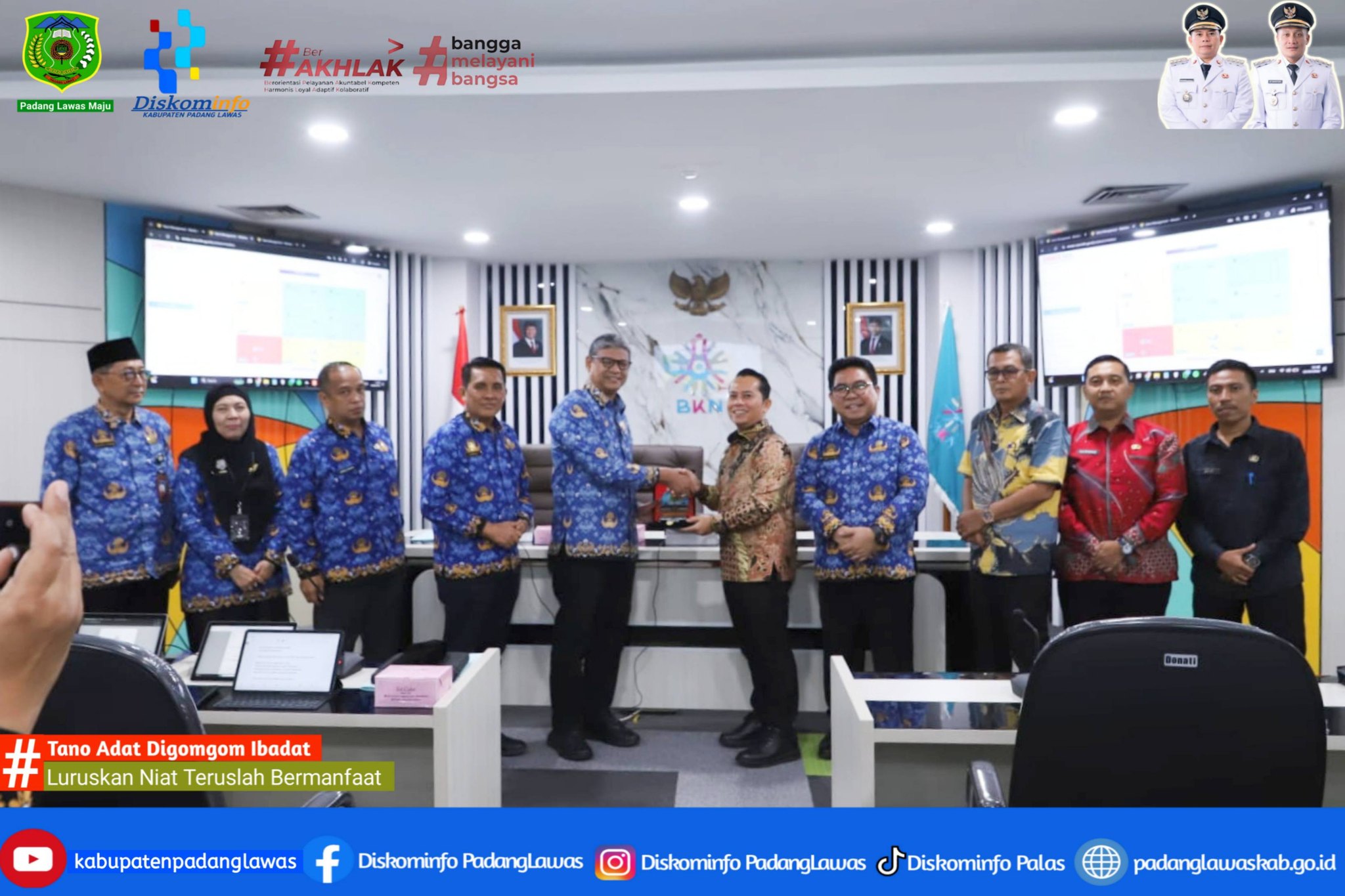 BUPATI PALAS EKSPOSE PEMBANGUNAN MANAJEMEN TALENTA KABUPATEN PADANG LAWAS.