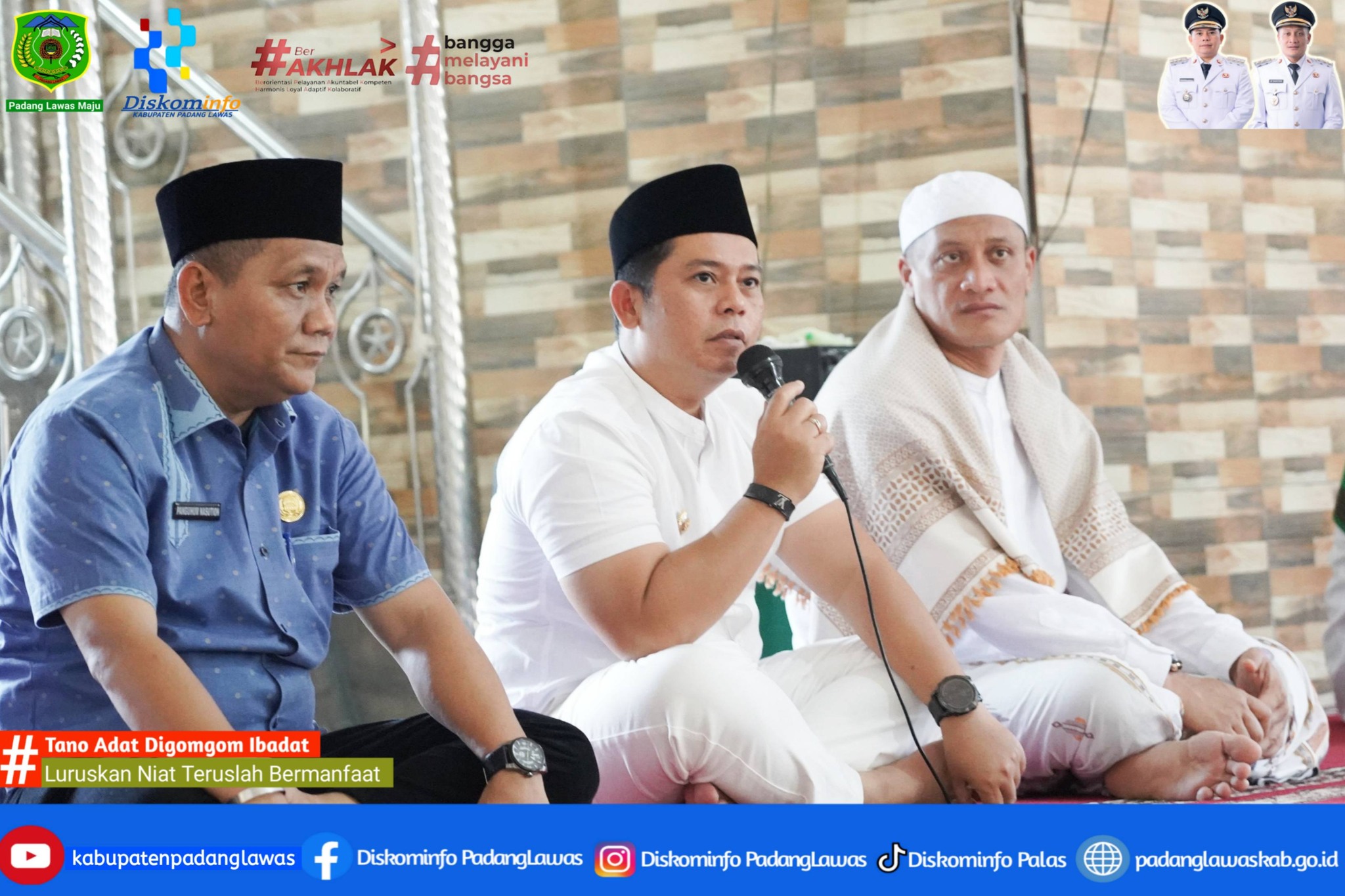 JEMPUT ASPIRASI MASYARAKAT MELALUI KEGIATAN RUTIN JUMAT BERKAH BUPATI PADANG LAWAS.