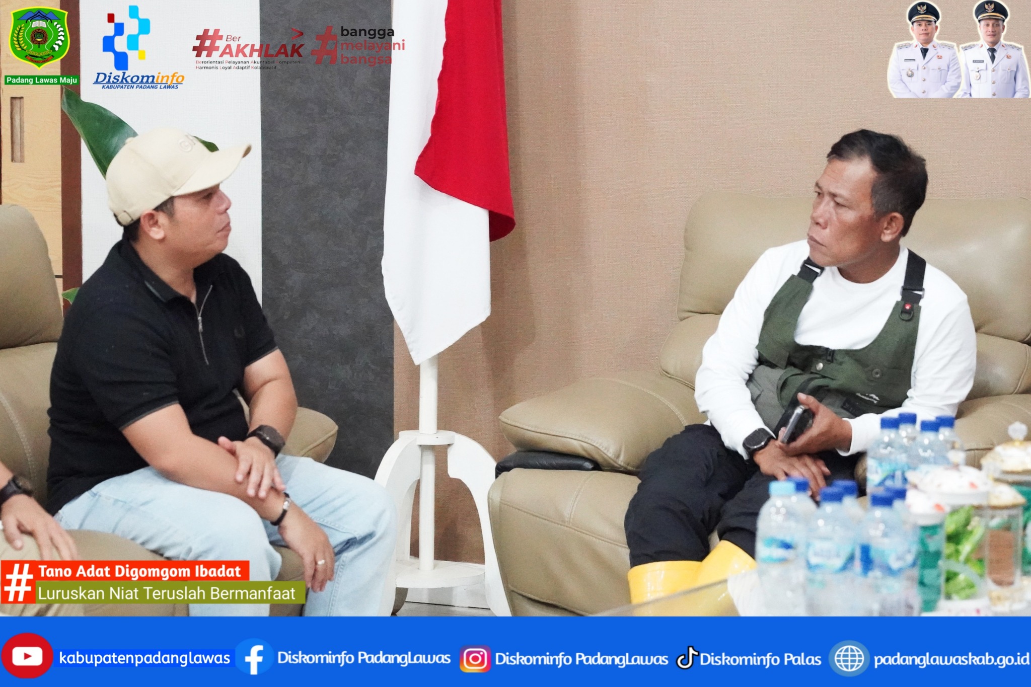 BENCANA TAPTENG, BUPATI PADANG LAWAS SERAHKAN BANTUAN KEMANUSIAAN.