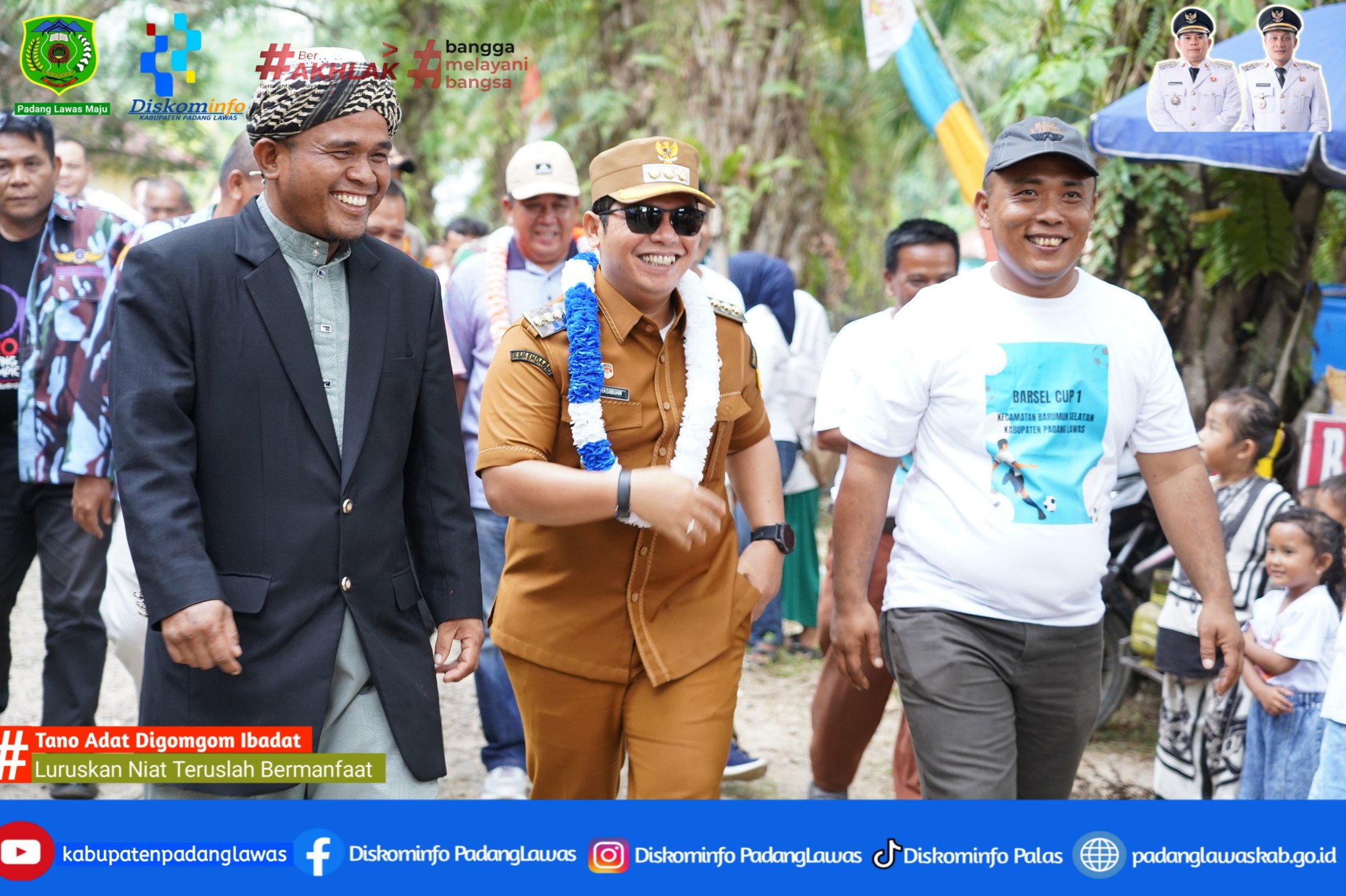 BUPATI PADANG LAWAS SECARA RESMI MEMBUKA TURNAMEN SEPAKBOLA BARSEL CUP 1 TAHUN 2025.