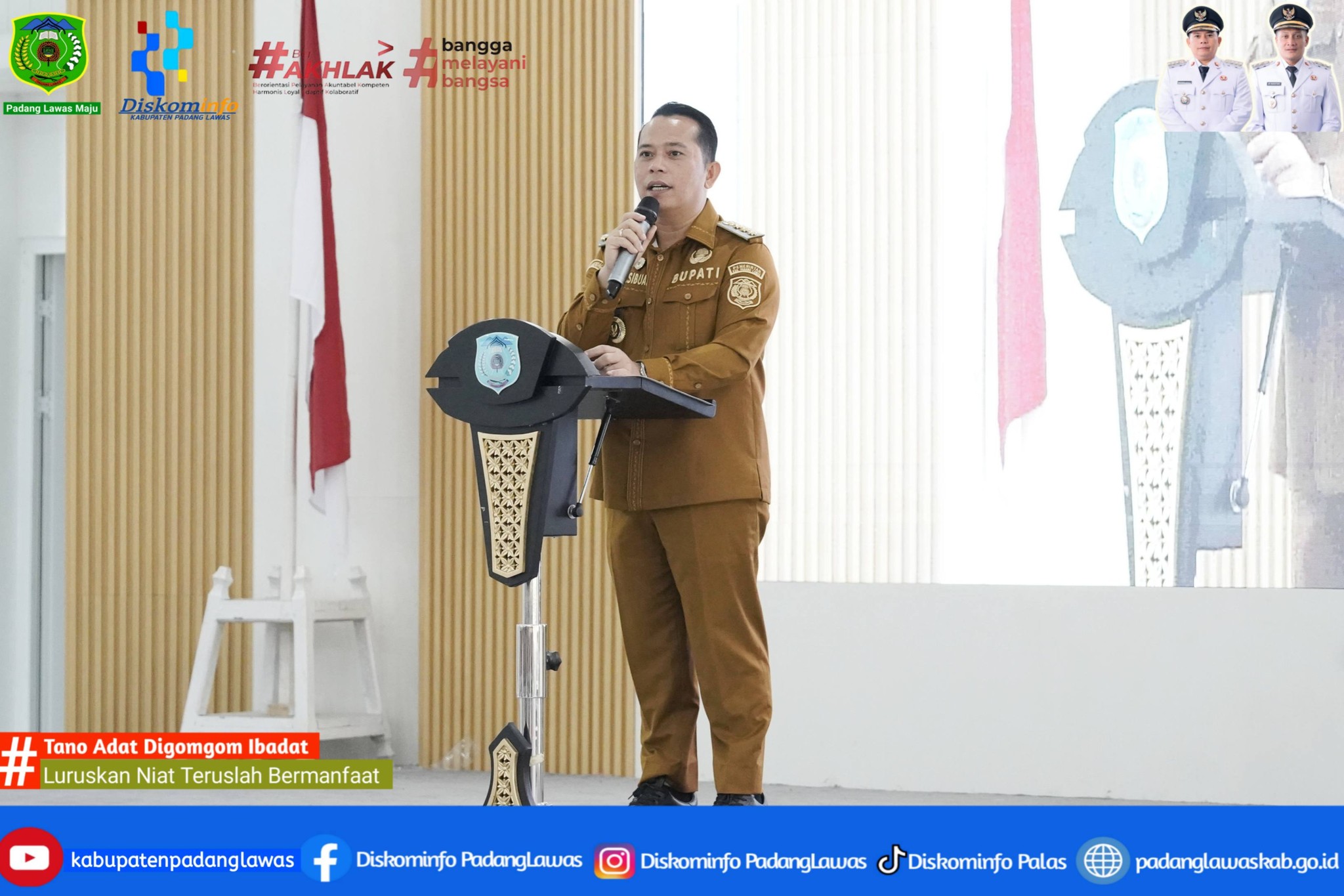 HALAL BIHALAL HARI RAYA IDUL FITRI 1447 H/2026 SEKALIGUS MEMASUKI KANTOR BUPATI PADANG LAWAS.