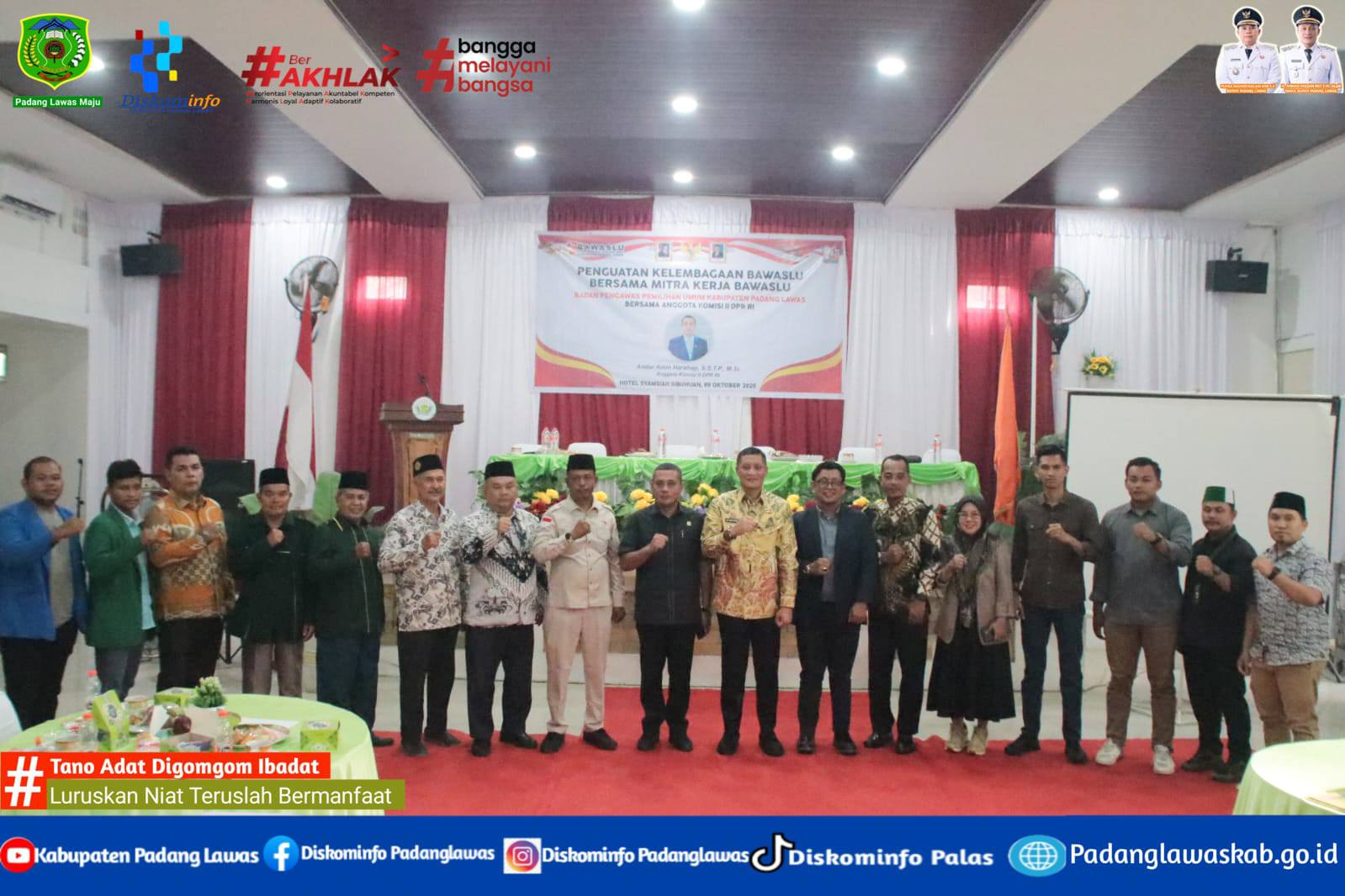 MEWUJUDKAN DEMOKRASI YANG SEHAT, JUJUR, DAN BERINTEGRITAS DI TANAH KABUPATEN PADANG LAWAS.