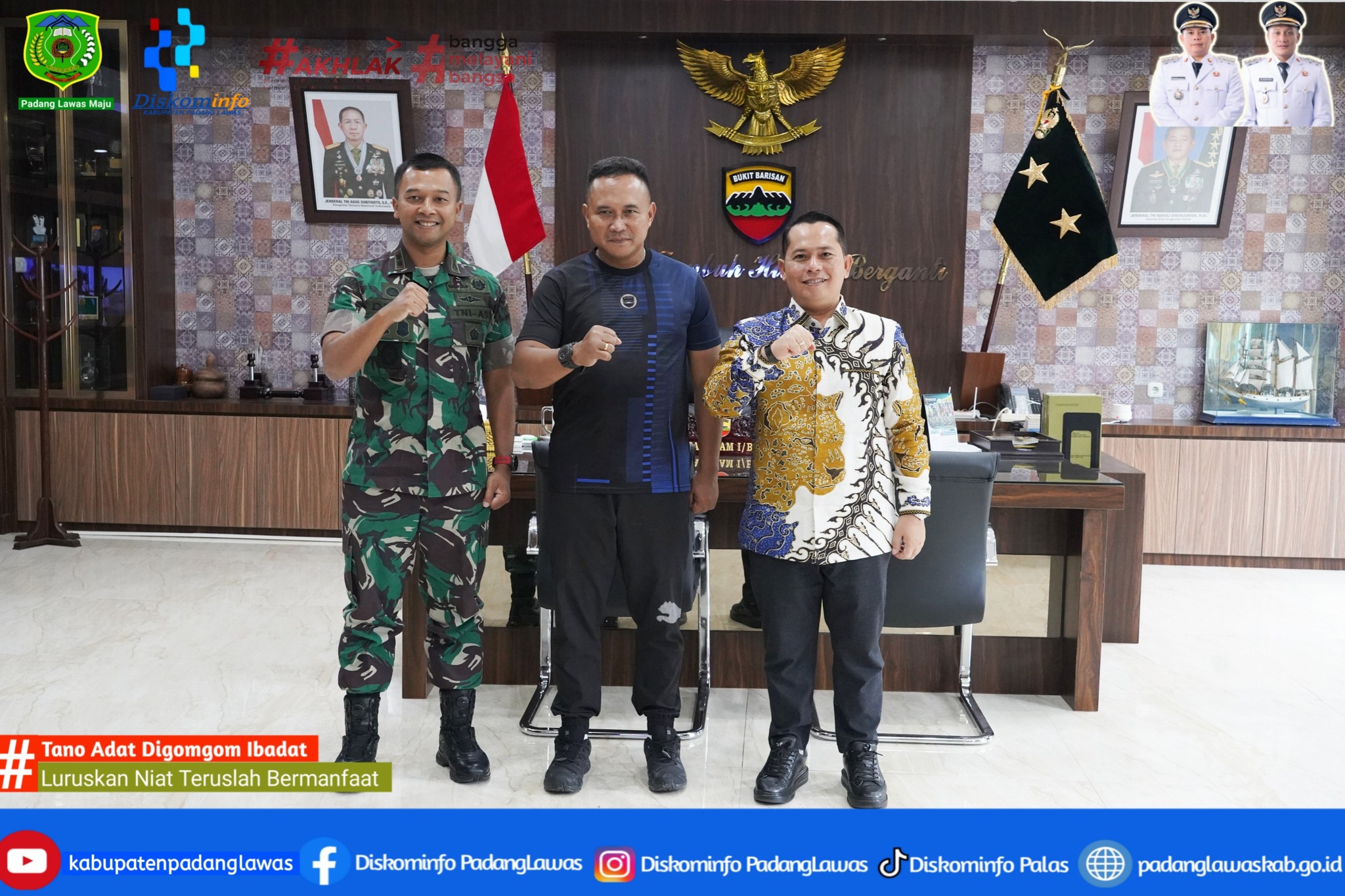 KOLABORASI DAN DUKUNGAN KERJA SAMA ANTARA PEMERINTAH  BERSAMA KODAM I/BB.