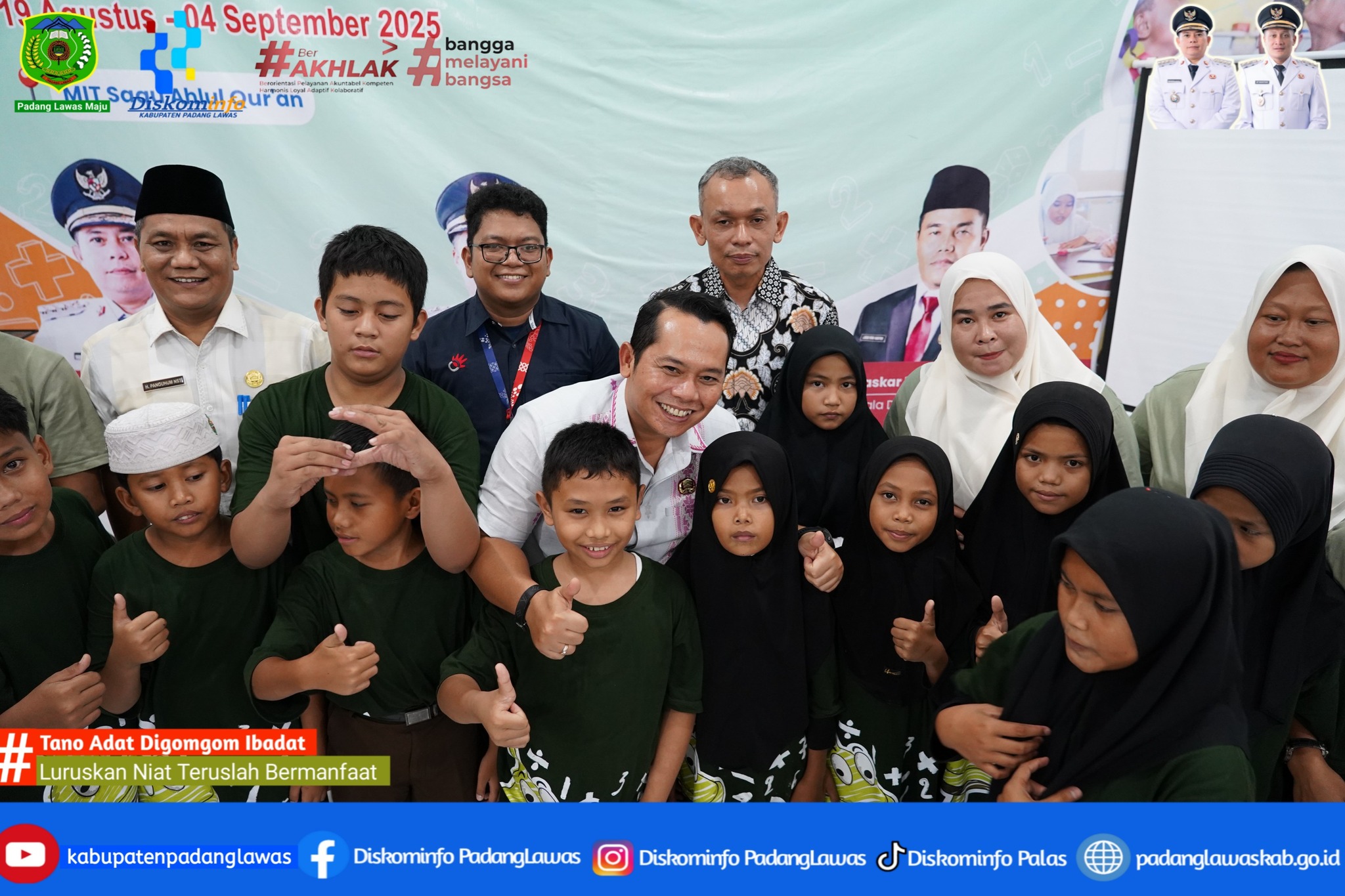 PADANG LAWAS: BUPATI PADANG LAWAS SECARA RESMI MENUTUP PELATIHAN GURU DAN SISWA METODE GASING.