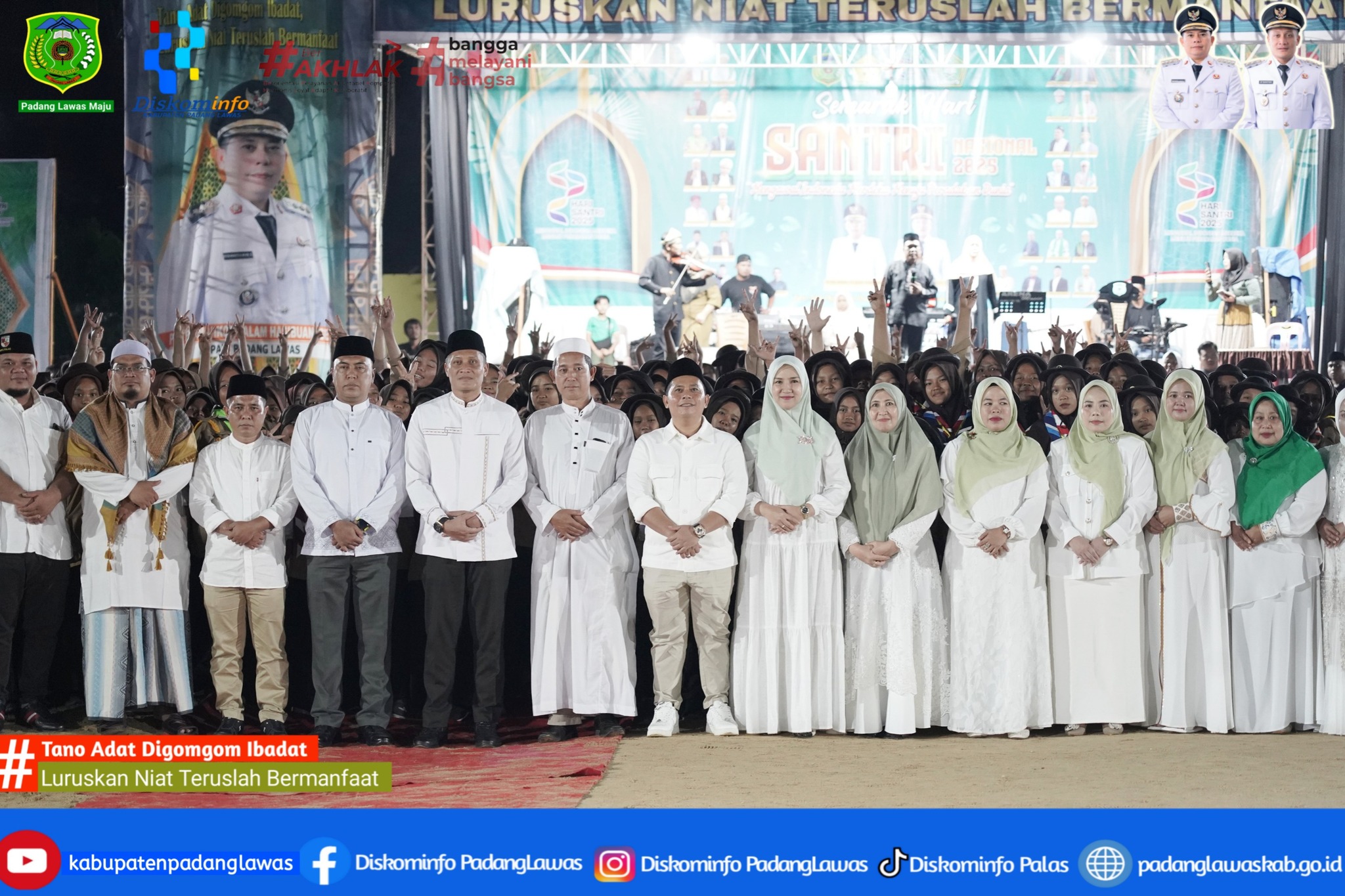 PERINGATAN HARI SANTRI NASIONAL TINGKAT KABUPATEN PADANG LAWAS.