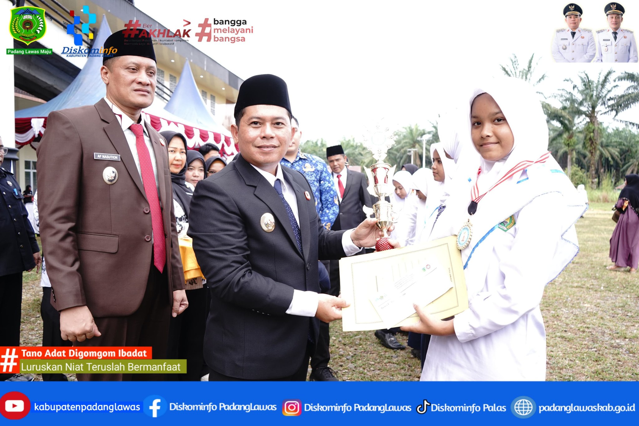 BUPATI PADANG LAWAS SEBAGAI INSPEKTUR PERINGATAN HARI KEBANGKITAN NASIONAL KE 117 TAHUN 2025