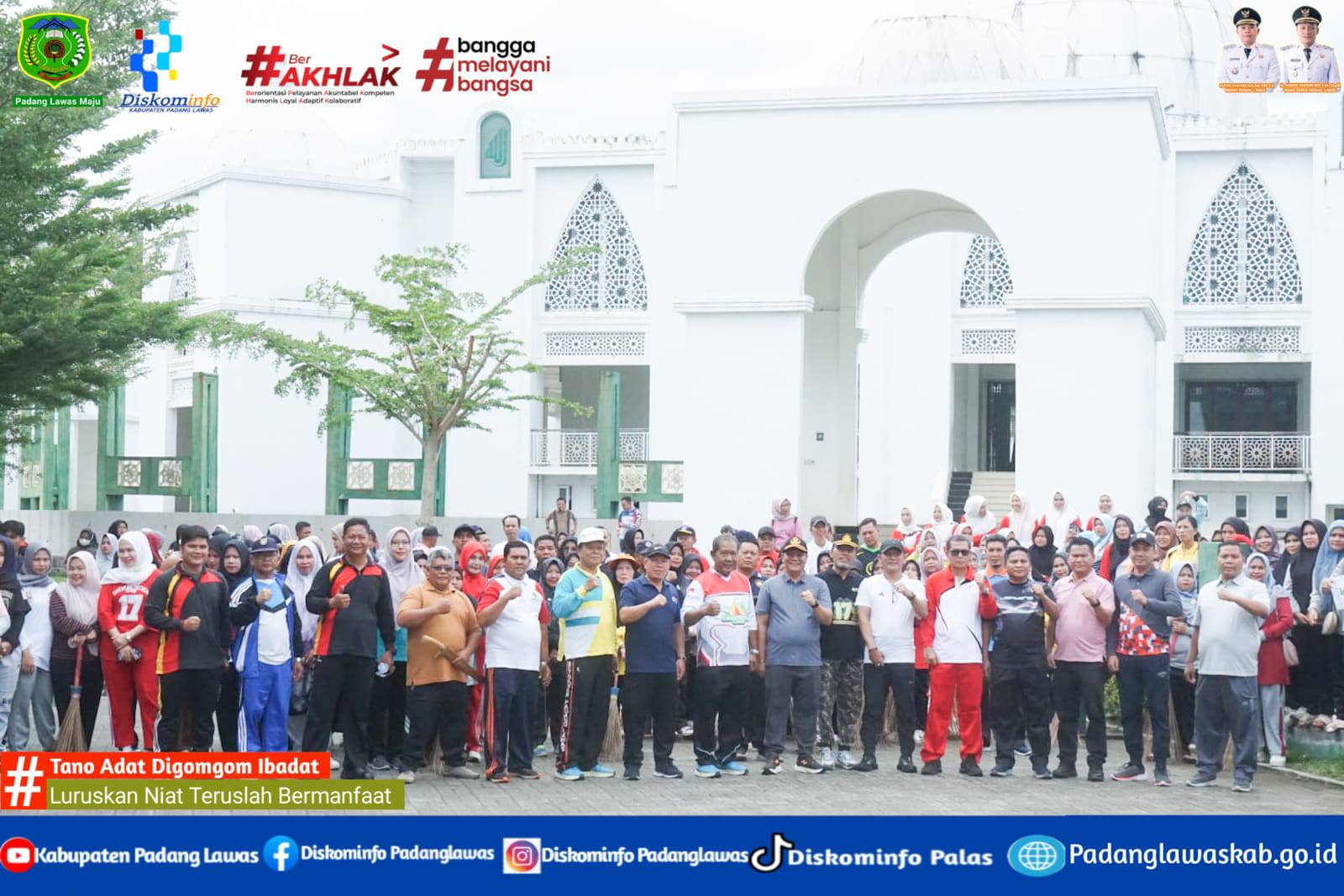 BHAKTI SOSIAL DALAM RANGKA HUT KORPRI KE-54 & HUT PGRI KE-80 TAHUN 2025 TINGKAT KABUPATEN PADANG LAW