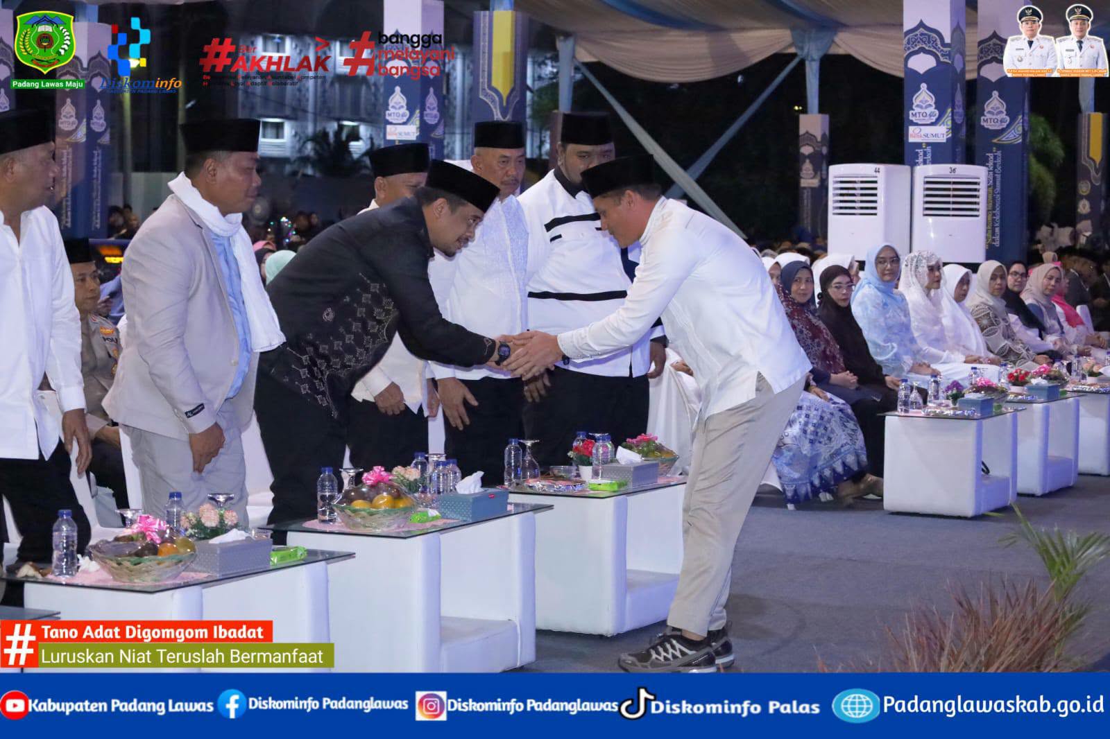 WABUP PADANG LAWAS H. ACHMAD FAUZAN NASUTION, S.H.I,.M.PD.I BERTINDAK SEBAGAI PEMIMPIN DOA