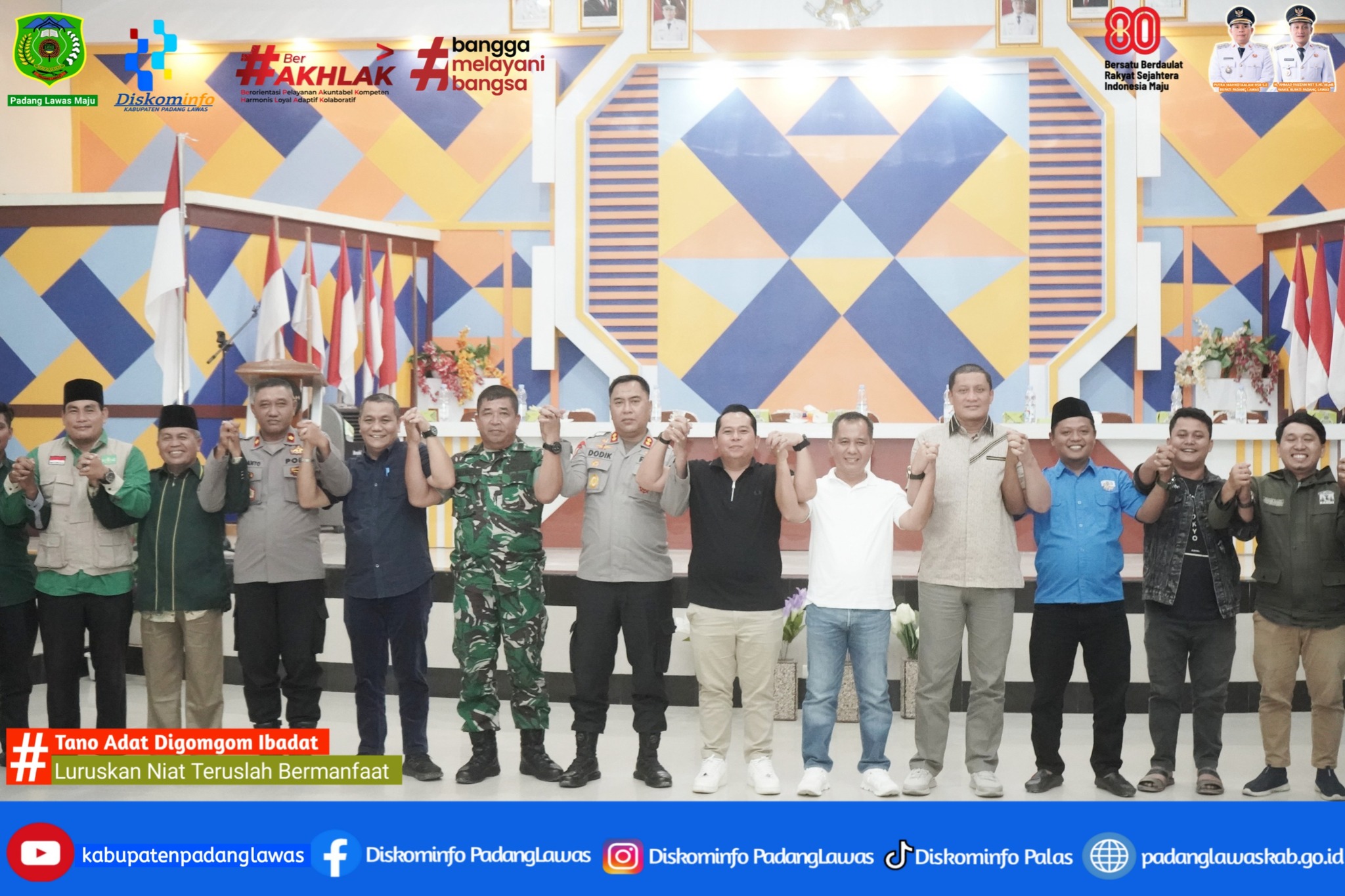 PEMERINTAH KABUPATEN PADANG LAWAS GELAR DIALOG DAN RAPAT KOORDINASI