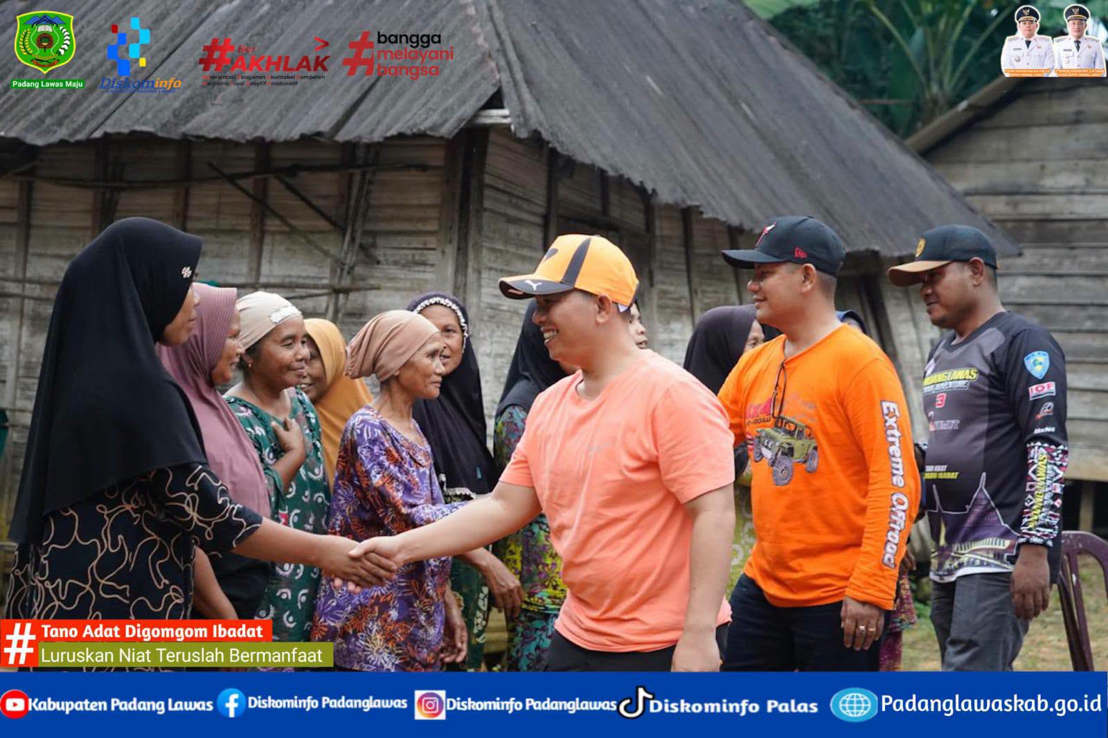 KUNJUNGAN DAN SILATURAHMI BUPATI PADANG LAWAS DI DESA MARTONA AEK HAYUARA