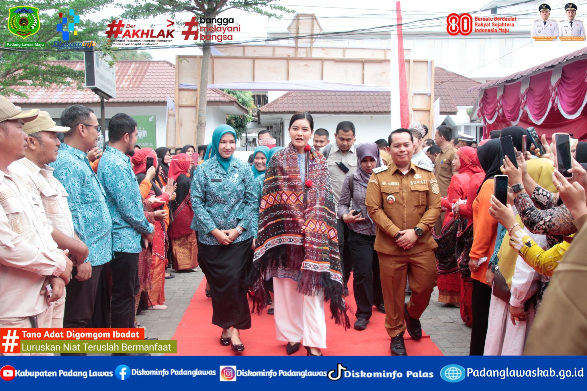 BUPATI PADANG LAWAS SAMBUT KUNJUNGAN TIM MONITORING  PELAKSANA IVA TEST PROVINSI SUMATERA UTARA