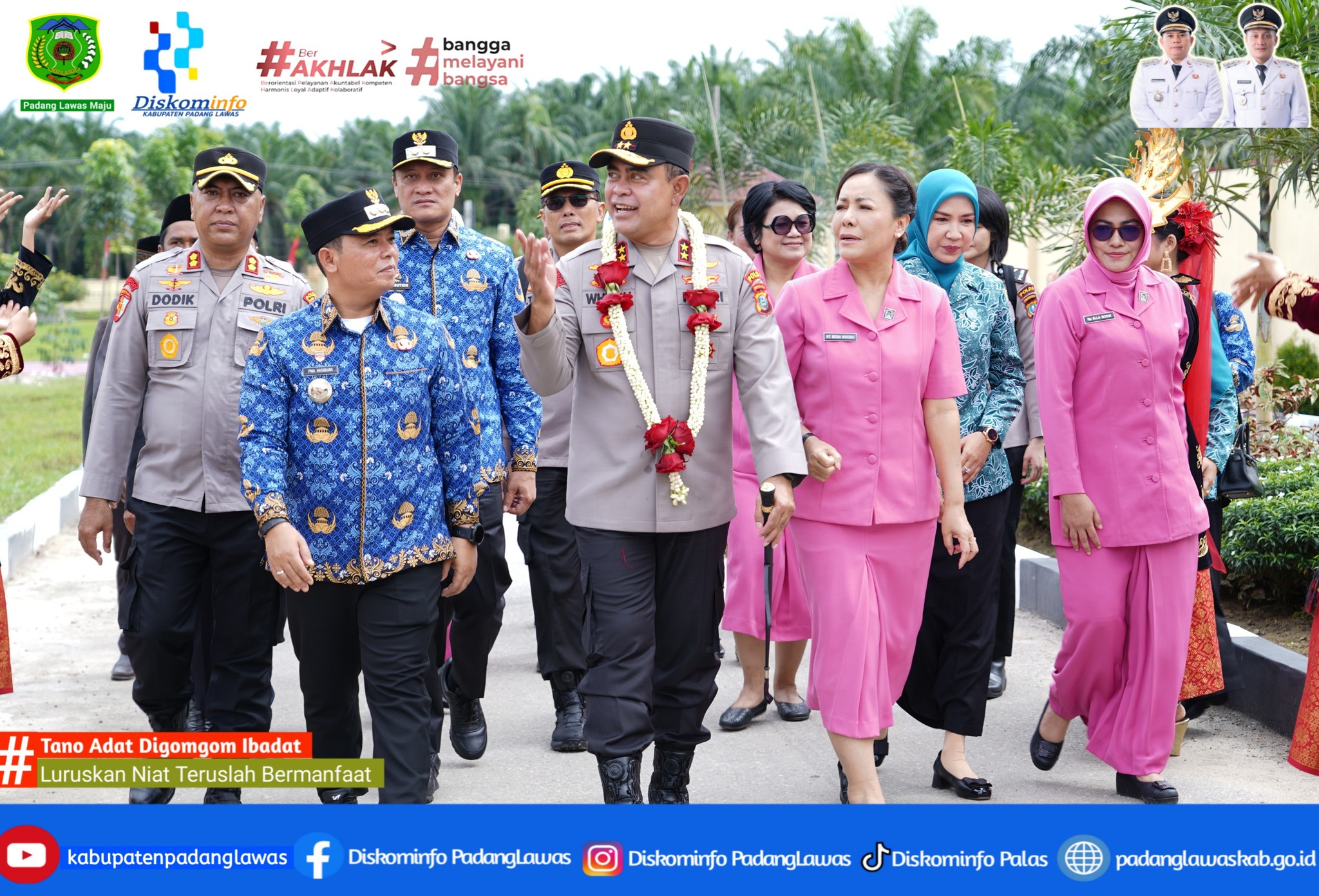 KUNJUNGAN KERJA KAPOLDA SUMATERA UTARA KE MAPOLRES KABUPATEN PADANG LAWAS.
