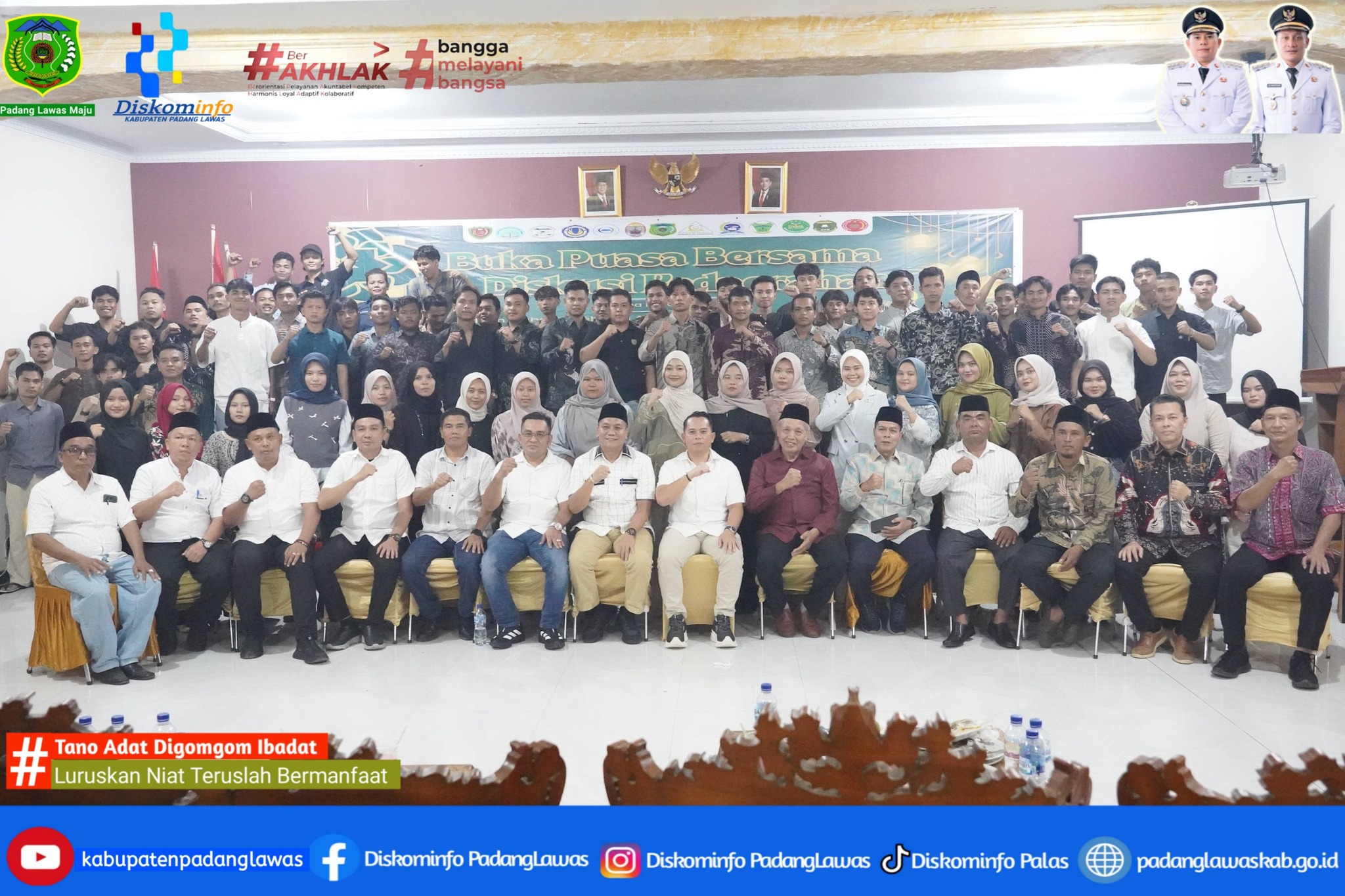 BUKA PUASA BERSAMA DAN DISKUSI KEDAERAHAN BERSAMA MAHASISWA PADANG LAWAS.