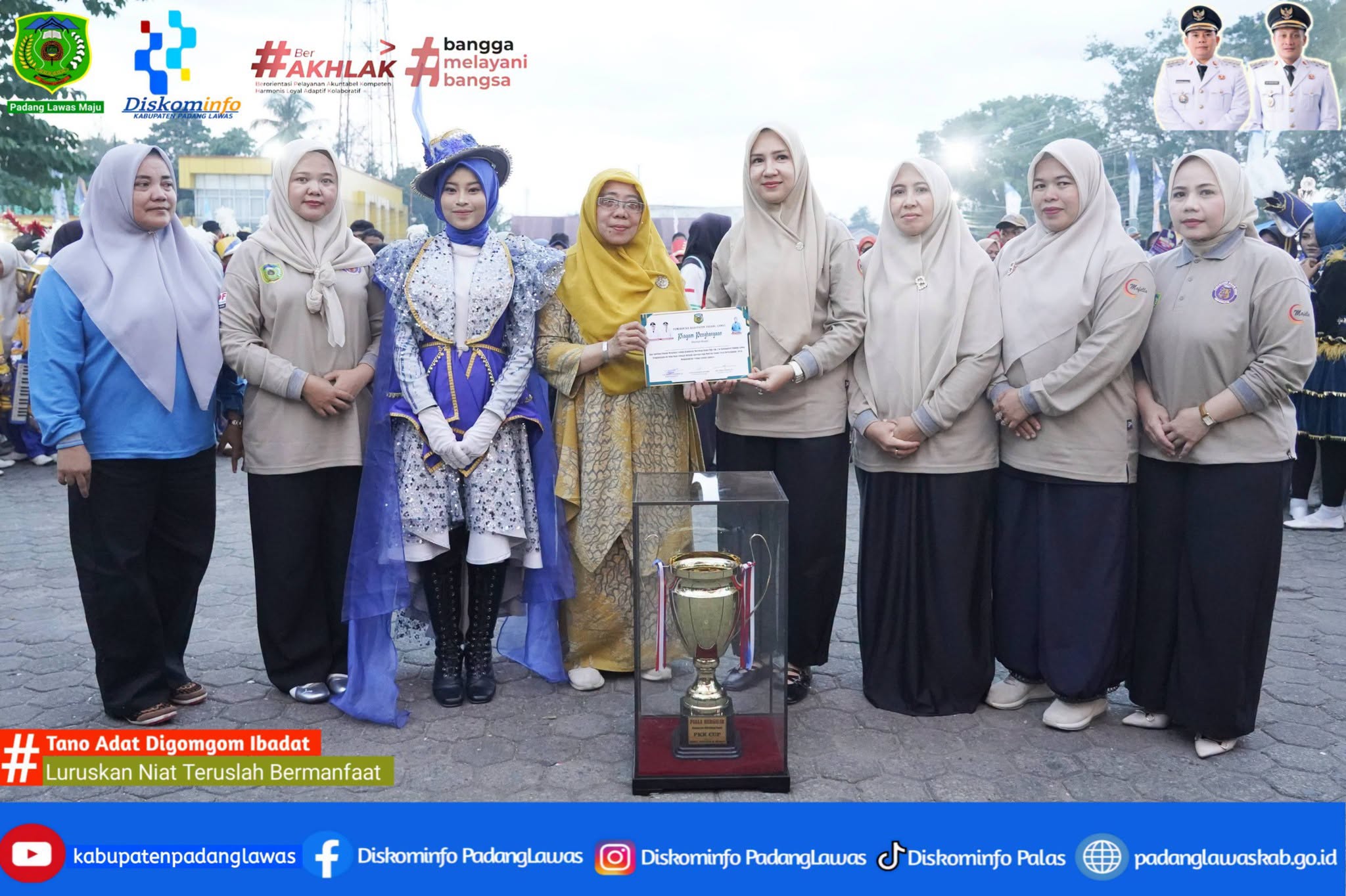 MAN 1 PADANG LAWAS RAIH GELAR JUARA UMUM PADA FESTIVAL MARCHING BAND PKK CUP