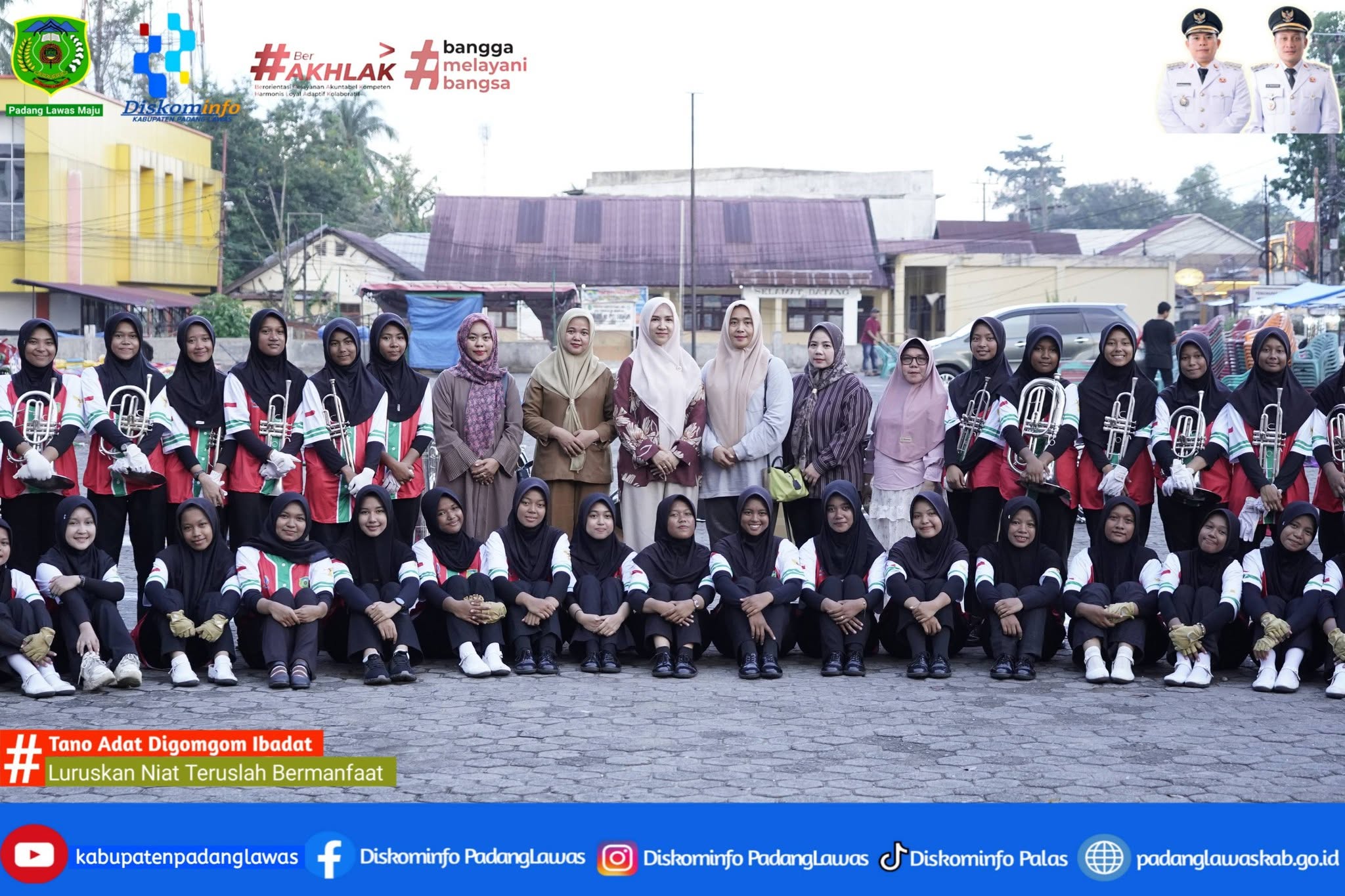 MARCHING BAND PADANG LAWAS MAJU MENUJU TAIPING INTERNATIONAL YOUTH MARCHING BAND FESTIVAL (TIYMBF)