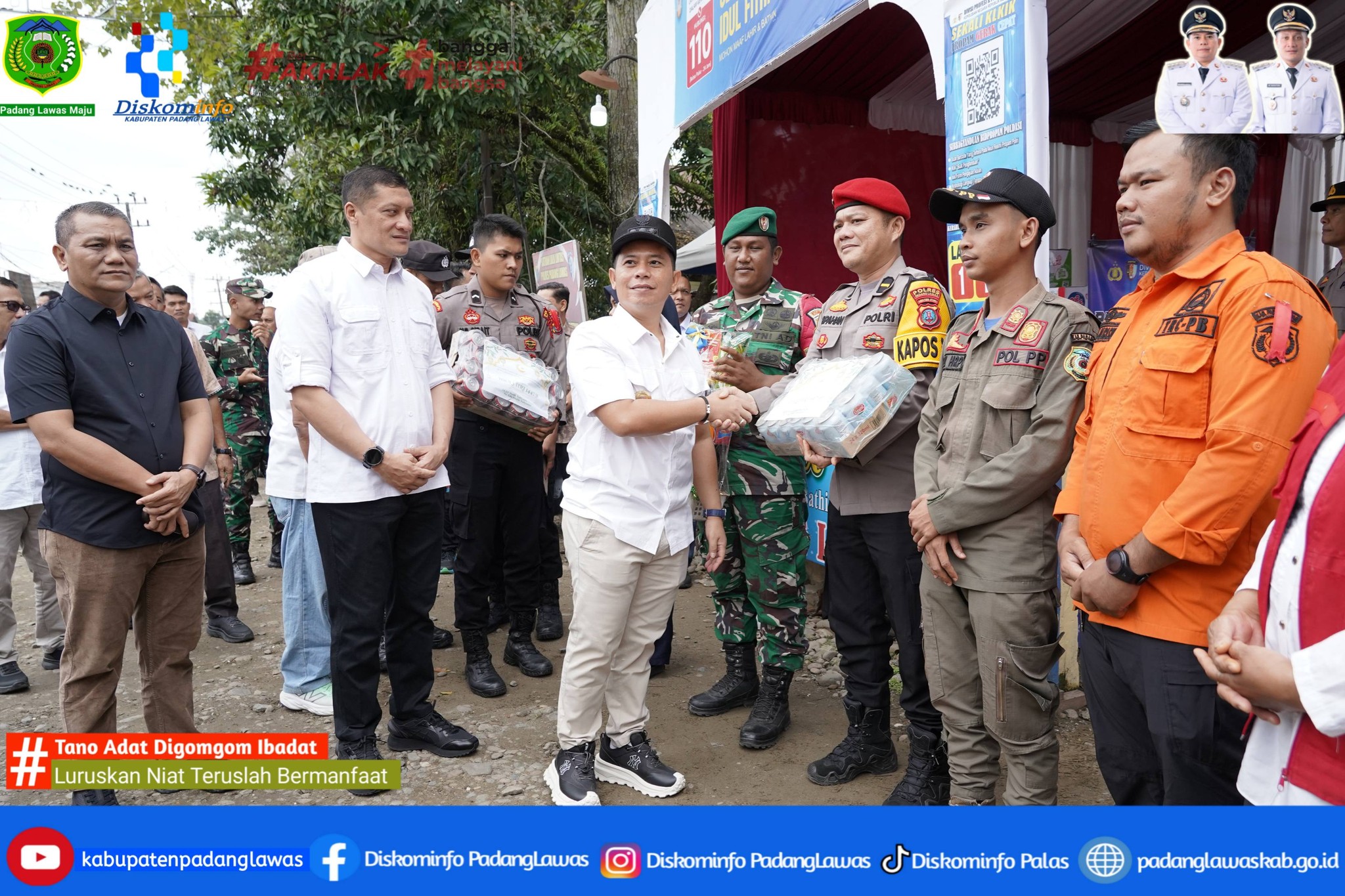 BUPATI PADANG LAWAS TINJAU POS PALAYANAN MUDIK LEBARAN TAHUN 2026