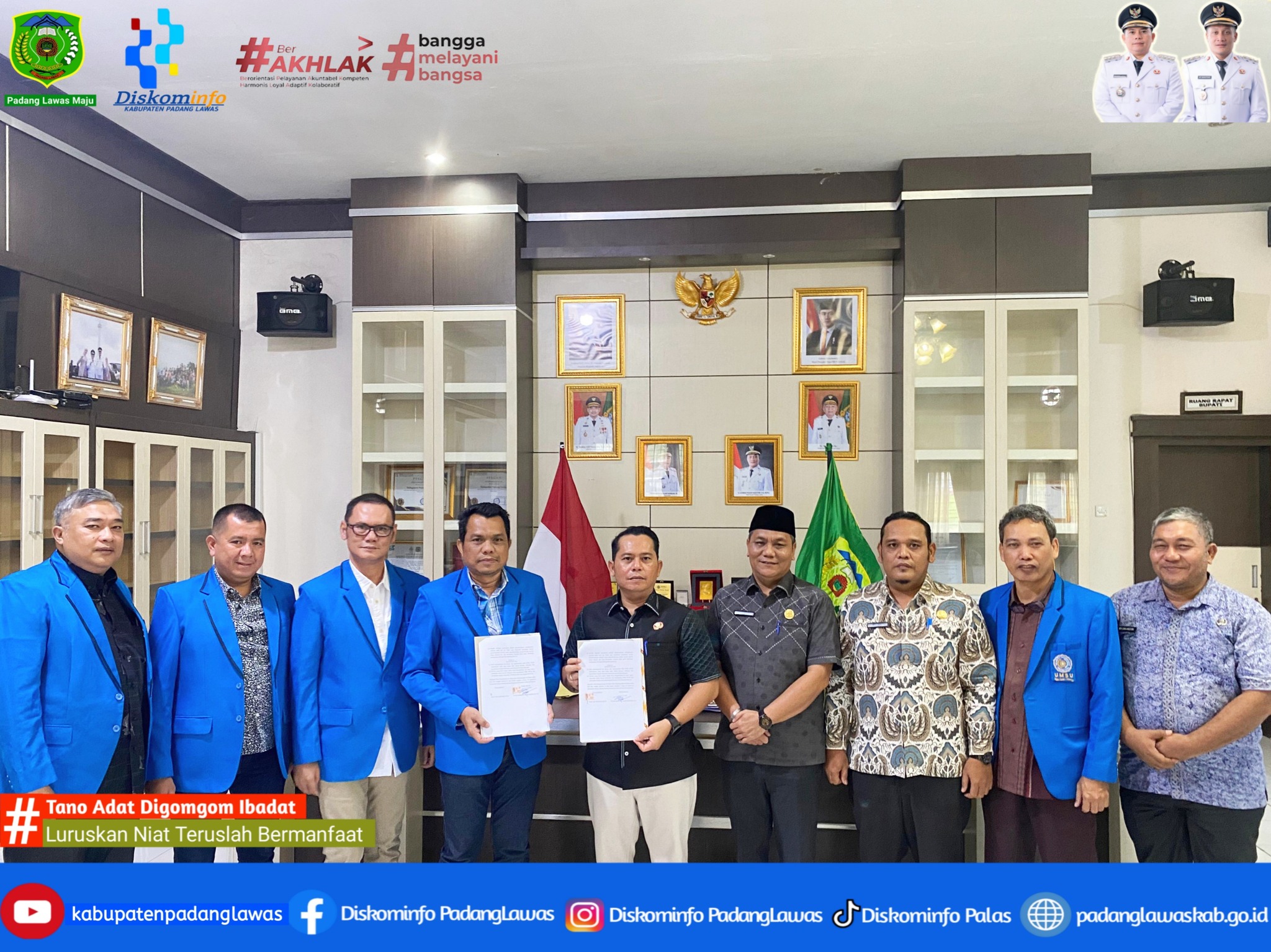 NOTA KESEPAHAMAN ANTARA UNIVERSITAS MUHAMMADIYAH SUMATERA UTARA DAN PEMERINTAHAN KABUPATEN PADANG LA