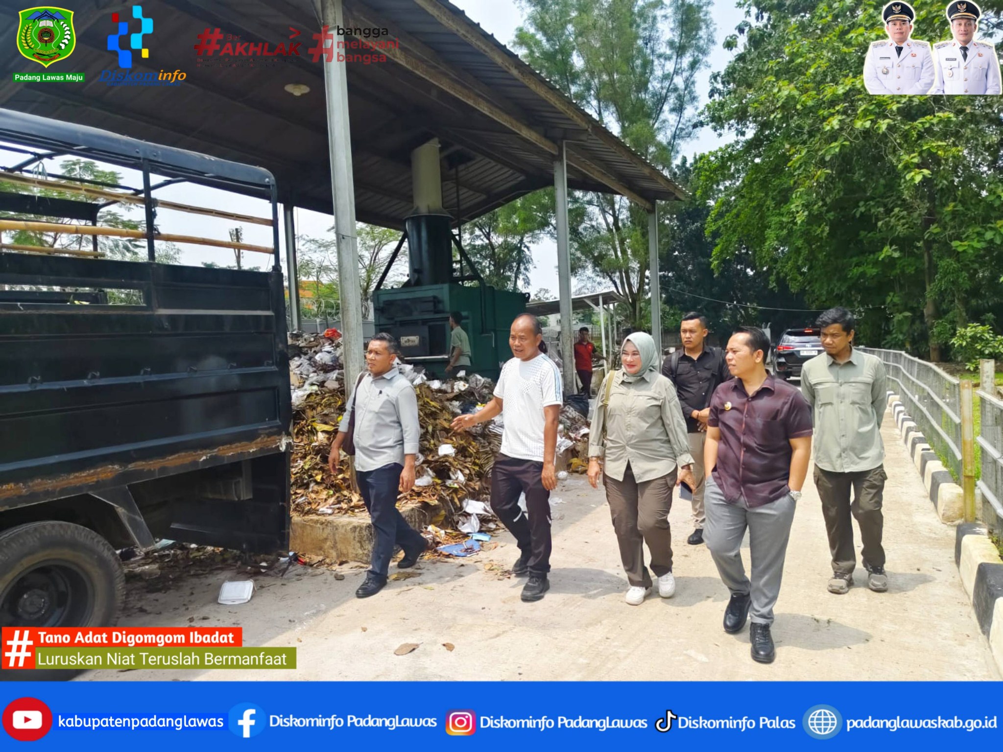 KABUPATEN PADANG LAWAS KUNJUNGI MABES TNI CILANGKAP JAKARTA UNTUK STUDI BANDING PENGELOLAAN SAMPAH