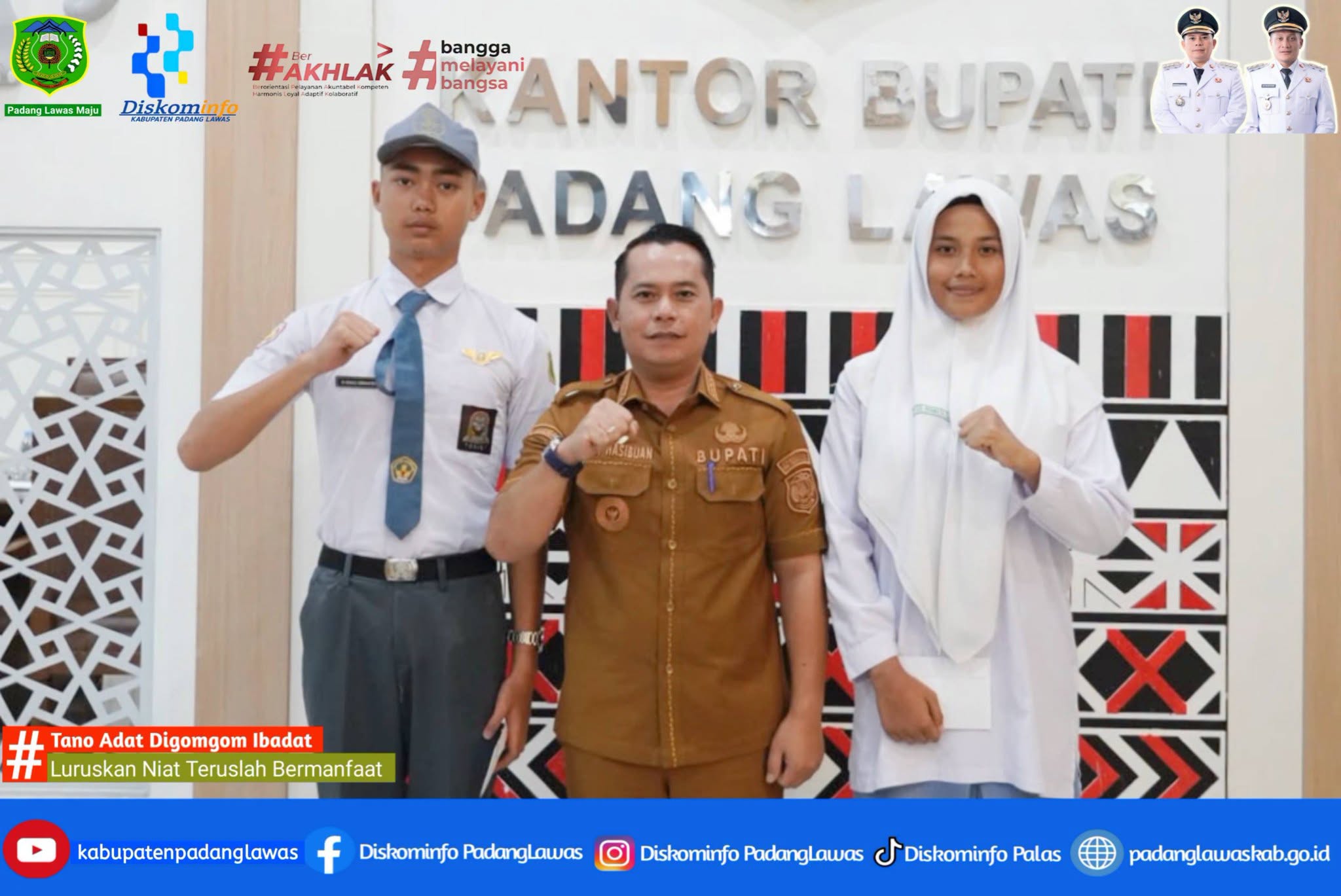 PUTRA-PUTRI TERBAIK PADANG LAWAS BERANGKAT KE PASKIBRAKA PROVINSI SUMATERA UTARA.
