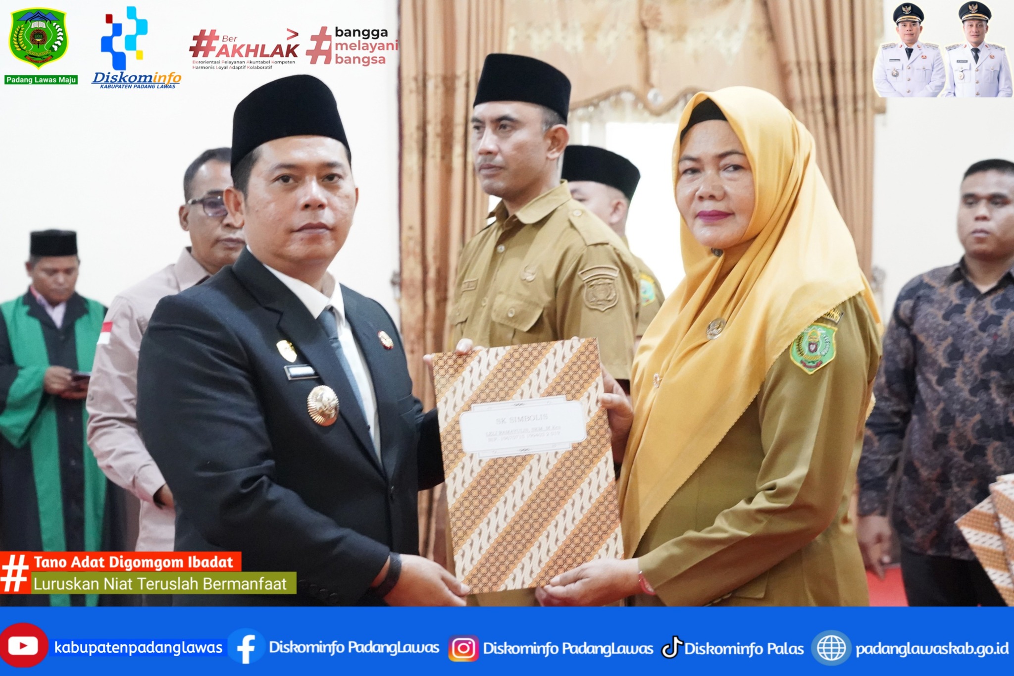 BUPATI KUKUHKAN DAN LANTIK PEJABAT PIMPINAN TINGGI PRATAMA DAN PEJABAT FUNGSIONAL