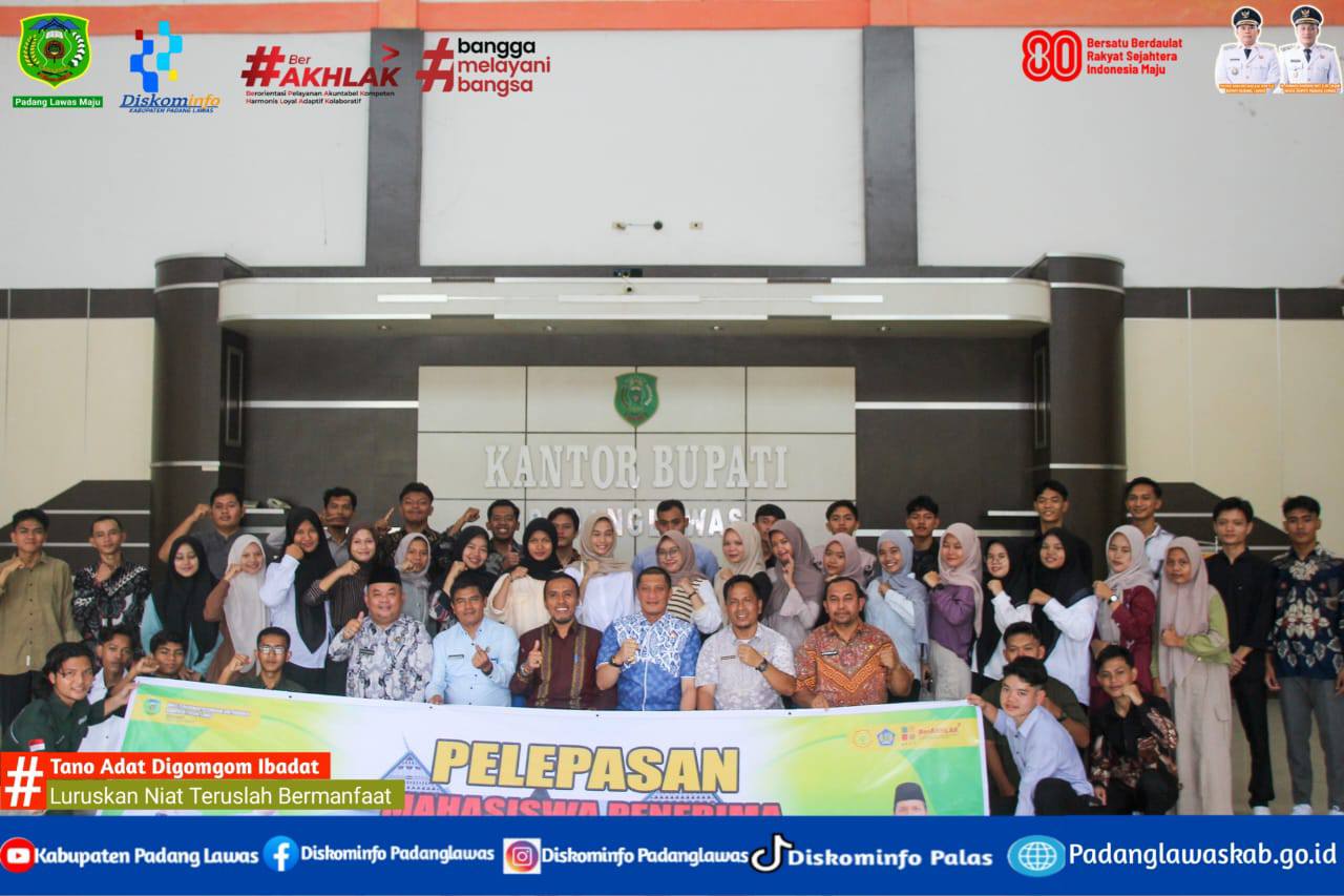 PELEPASAN MAHASISWA PENERIMA BEASISWA SUMBER DAYA MANUSIA PERKEBUNAN KELAPA SAWIT (SDMPKS)
