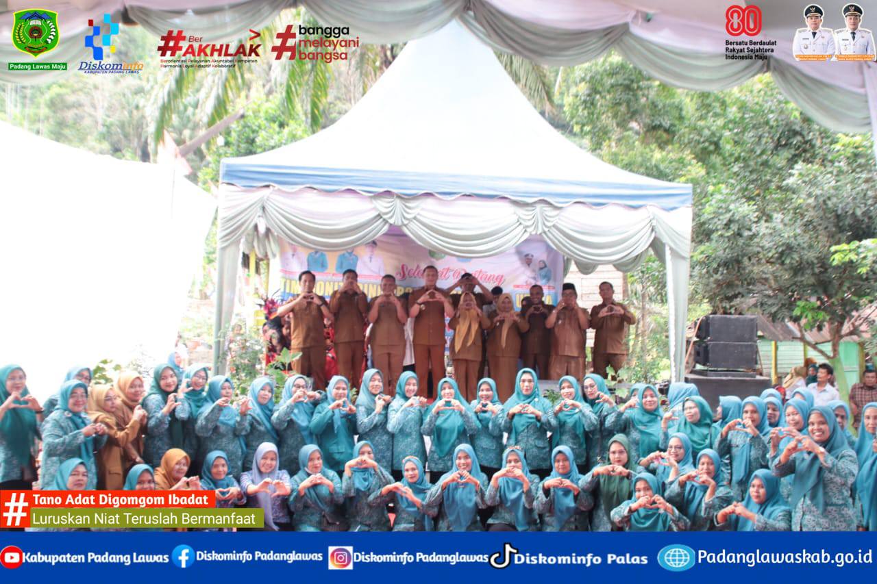 WAKIL BUPATI PADANG LAWAS DAMPINGI TIM PEMBINAAN KESEJAHTERAAN KELUARGA PROVINSI SUMATERA UTARA