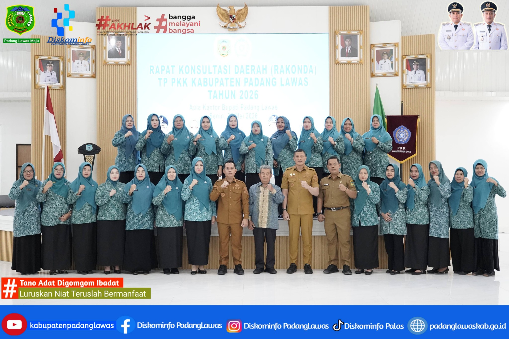 RAKONDA TP PKK KABUPATEN PADANG LAWAS TAHUN 2026