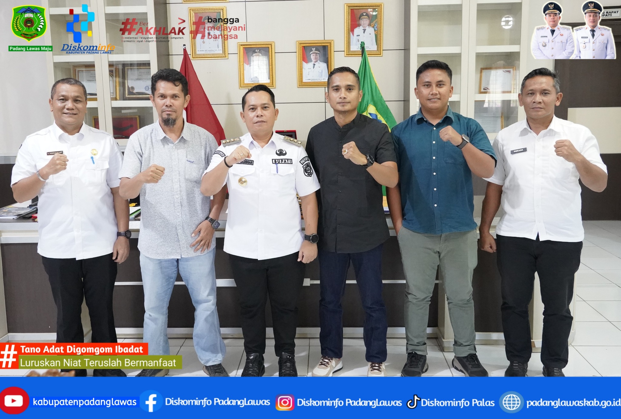 BUPATI PADANG LAWAS SIAP BERSINERGI DENGAN PT. PLN ULP SIBUHUAN, UP3 PADANG SIDIMPUAN.