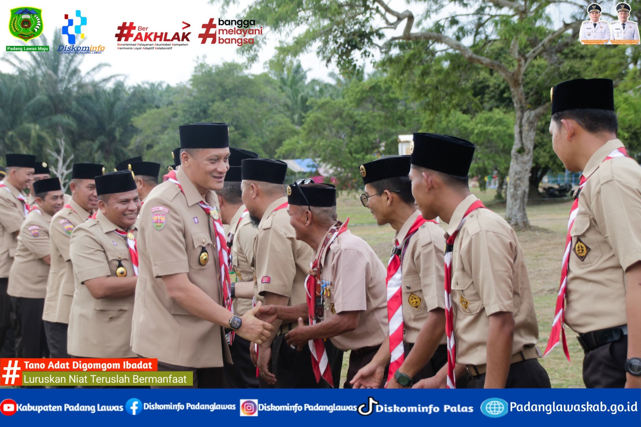 PEMBUKAAN PERKEMAHAN SAKA WIRA KARTIKA KWARTIR CABANG PADANG LAWAS KODIM 0212/TS.