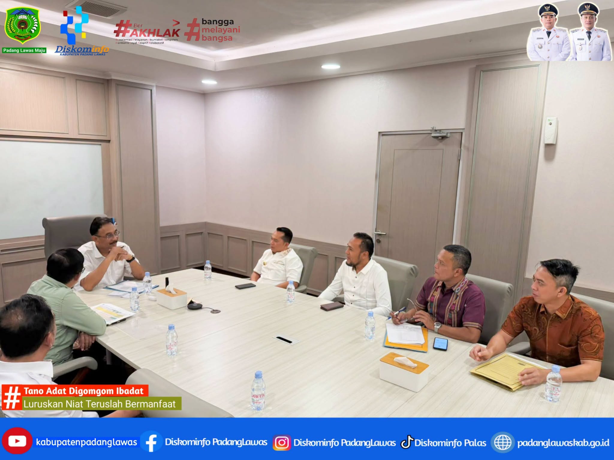 BUPATI PADANG LAWAS  KEJAR TARGET PERSETUJUAN SUBSTANSI REVISI RTRW DAN LP2B KABUPATEN PADANG LAWAS.