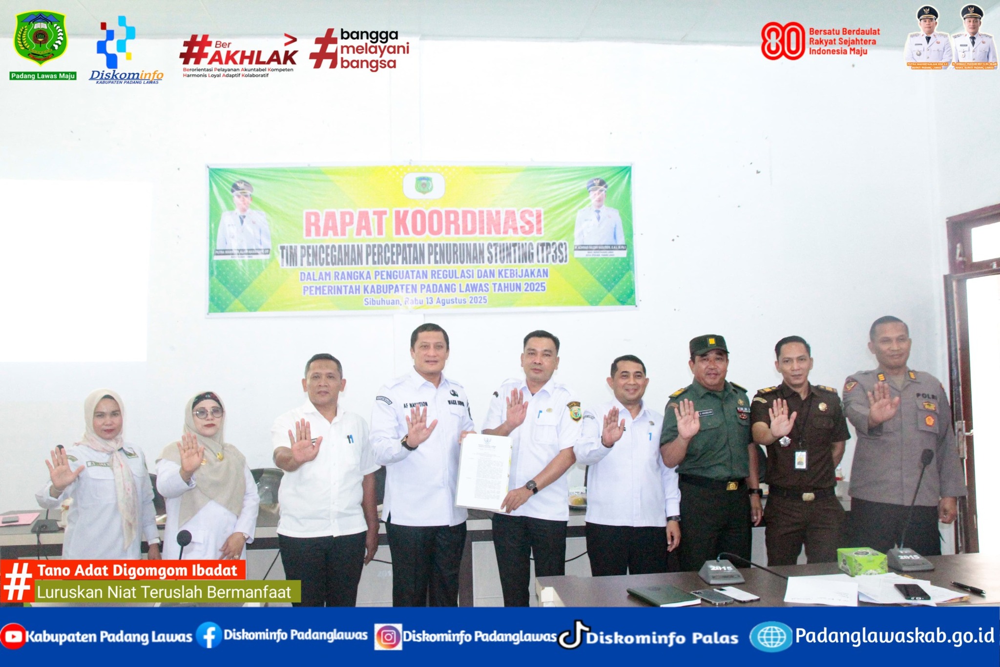RAPAT KOORDINASI TIM PENCEGAHAN PERCEPATAN PENURUNAN STUNTING (TP3S)