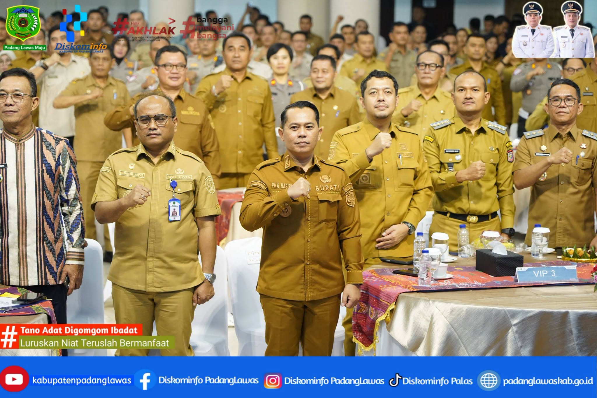 BUPATI PALAS IKUTI RAKOR OPTIMALISASI PAD DAN DBH PAJAK KABUPATEN/KOTA SE-PROVINSI SUMATERA UTARA.