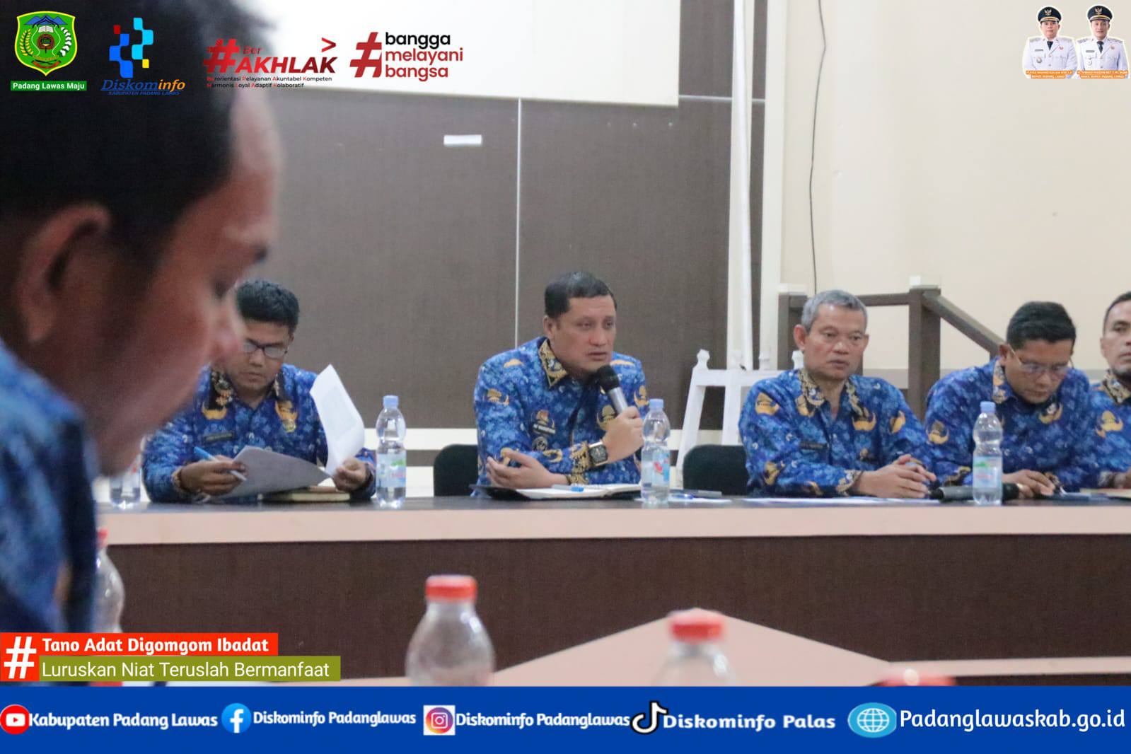 RAPAT PERCEPATAN PENYELENGGARAAN PROGRAM MBG DI KABUPATEN PADANG LAWAS.