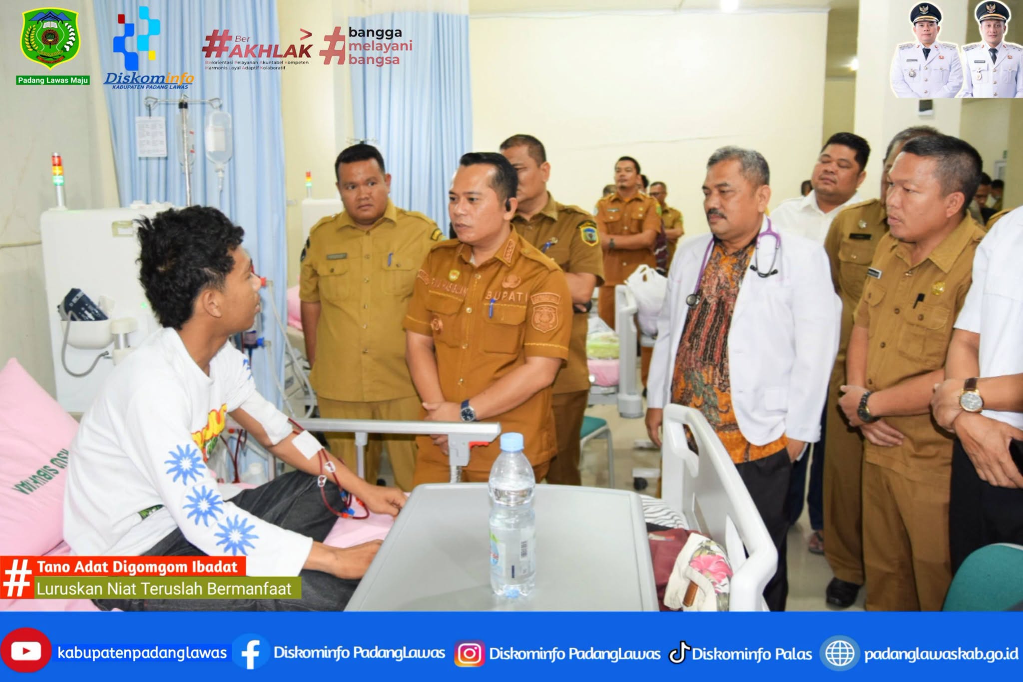 BUPATI PADANG LAWAS RESMI KREDENSIALING DAN LAUNCHING PELAYANAN DIALISIS RUMAH SAKIT UMUM DAERAH