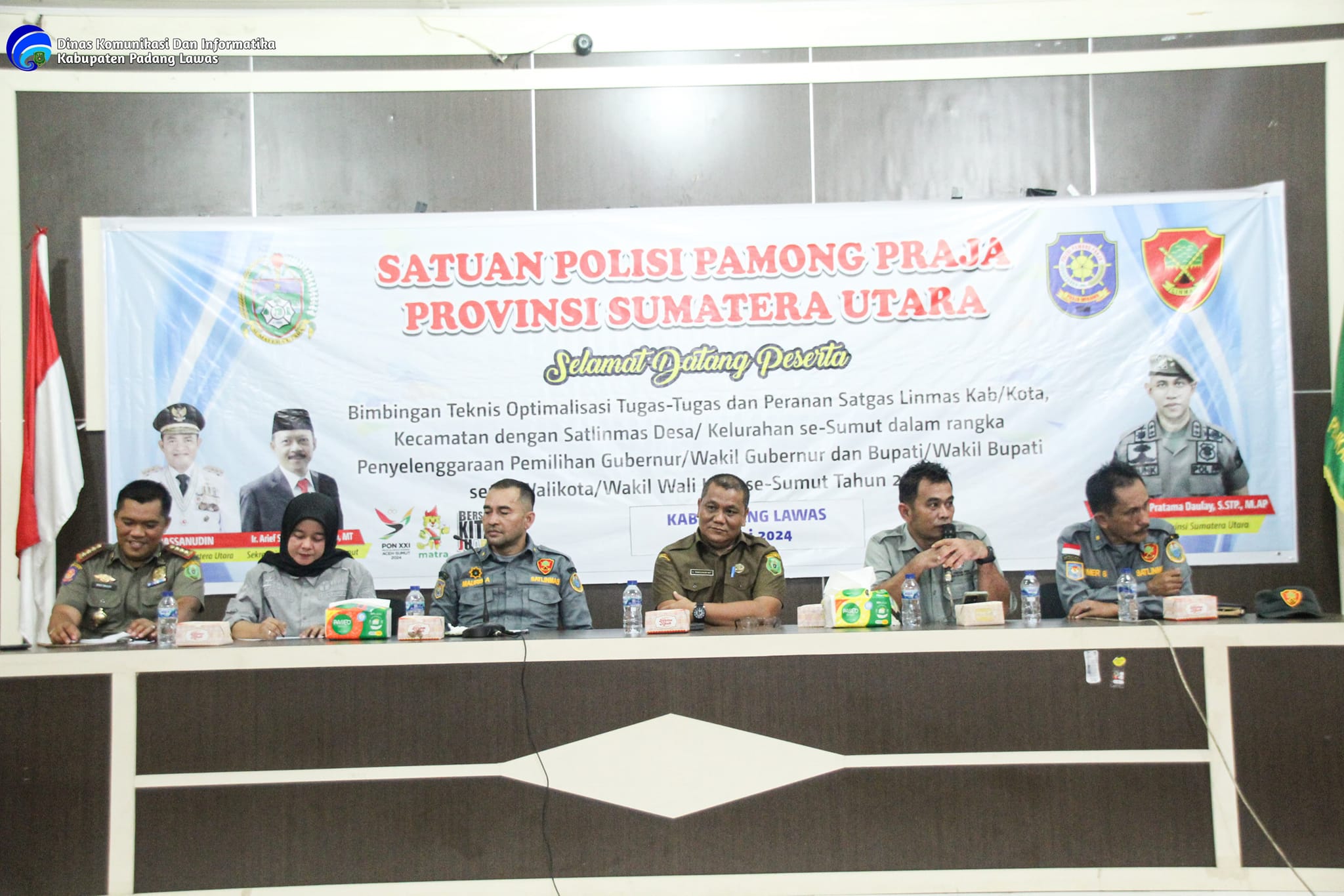 SOSIALISASI BIMBINGAN TEKNIS OPTIMALISASI TUGAS-TUGAS DAN PERANAN SATGAS LINMAS KAB/KOTA KECAMATAN D