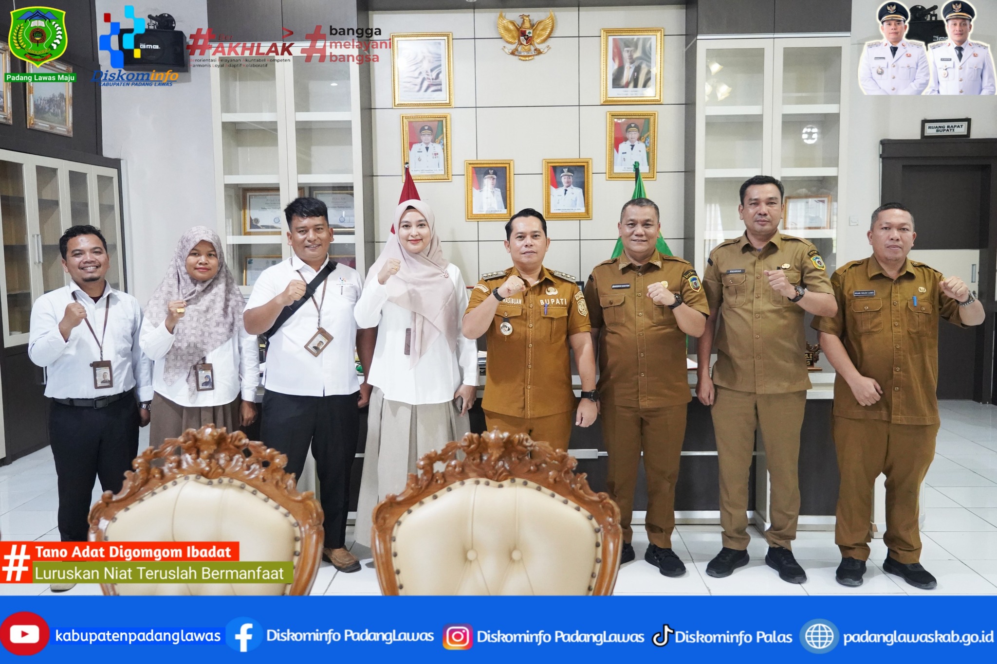 AUDIENSI DUKUNGAN PELAKSANAAN SENSUS EKONOMI 2026 (SE2026) KABUPATEN PADANG LAWAS.