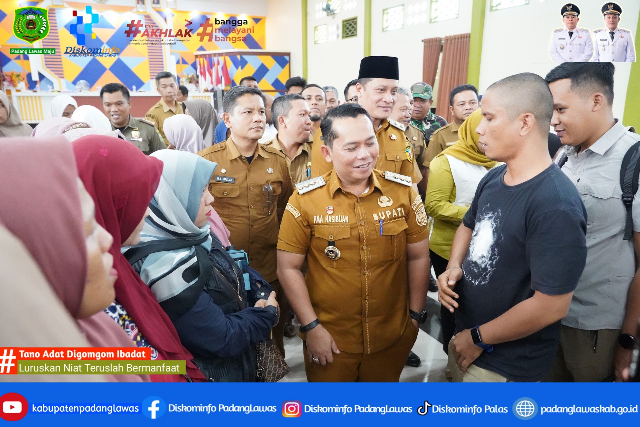 SOSIALISASI PENATAAN PASAR DAN PEDAGANG KAKI LIMA DI LINGKUNGAN KABUPATEN PADANG LAWAS.