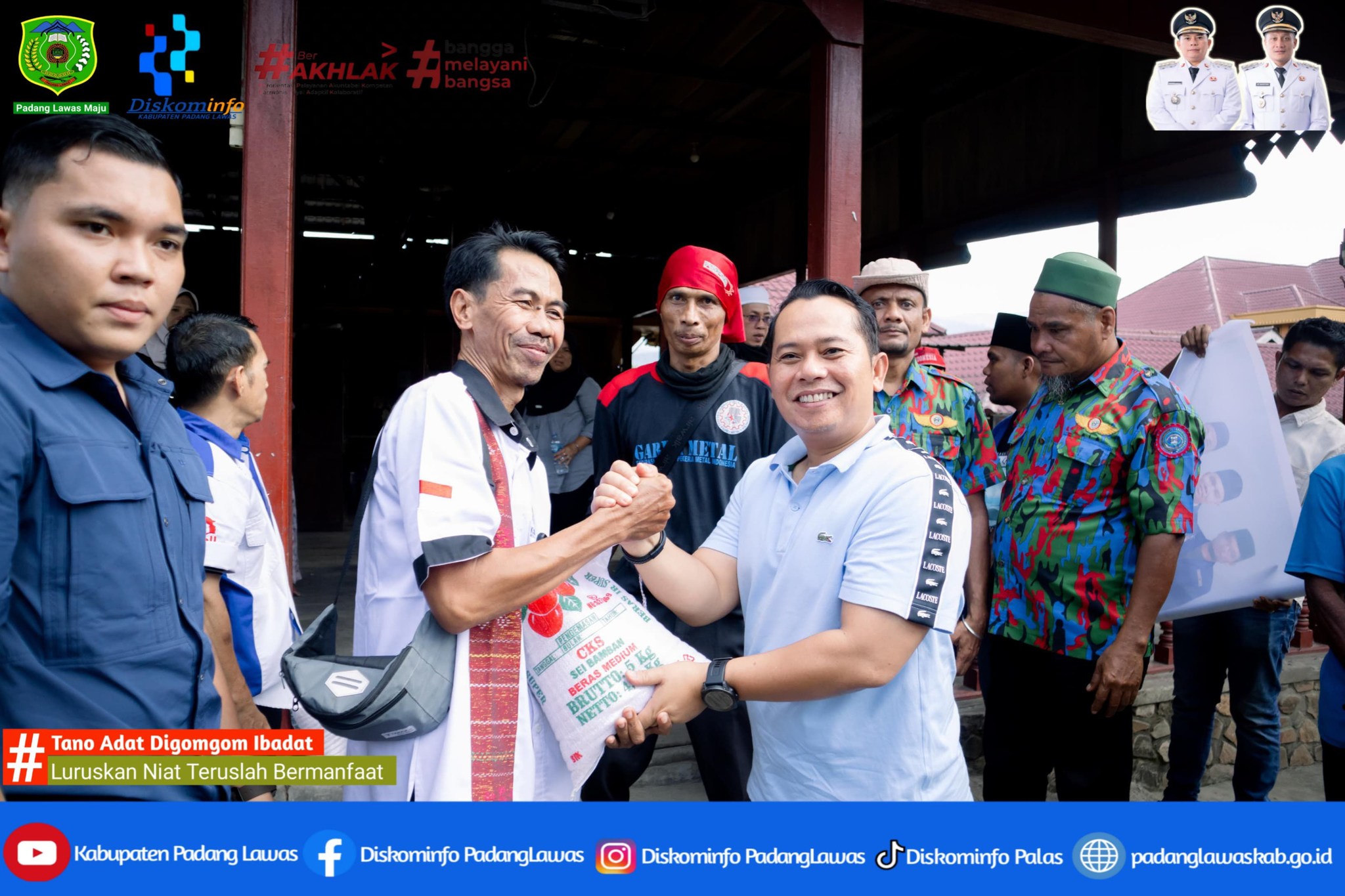BUPATI PADANG LAWAS SILATURAHMI DAN DIALOG BERSAMA FSPMI, SPSI DAN SERIKAT ROKOK TEMBAKAU MAKAN DAN 