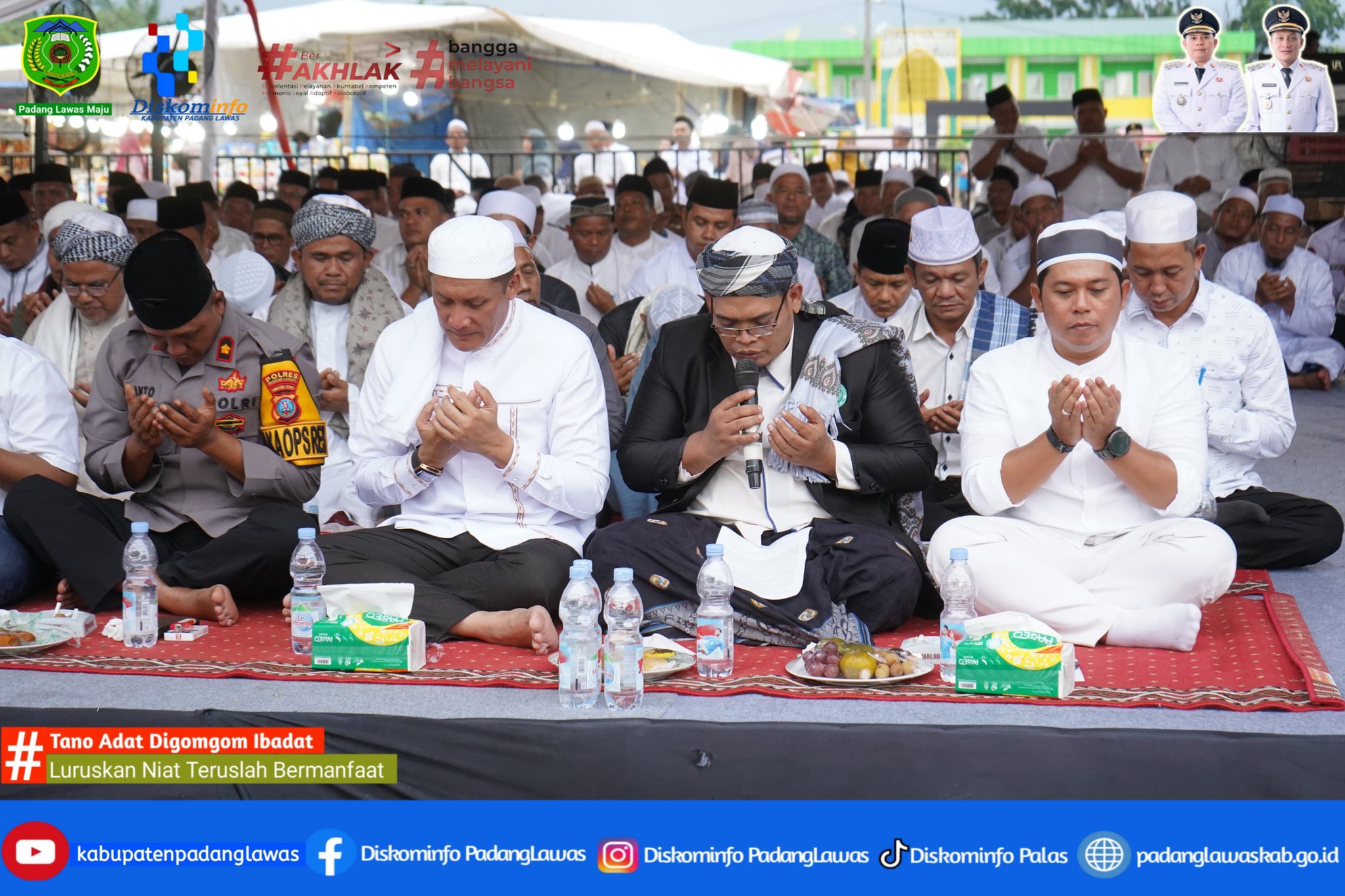 ZIKIR AKBAR BERSAMA DALAM RANGKA MENYAMBUT HARI JADI KABUPATEN PADANG LAWAS YANG KE 18 TAHUN 2025.