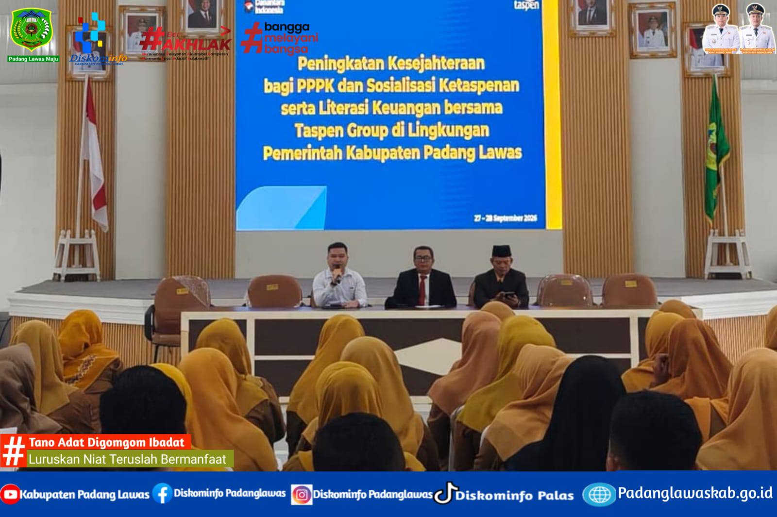 SOSIALISASI KETASPENAN DI PEMERINTAH KABUPATEN PADANG LAWAS.