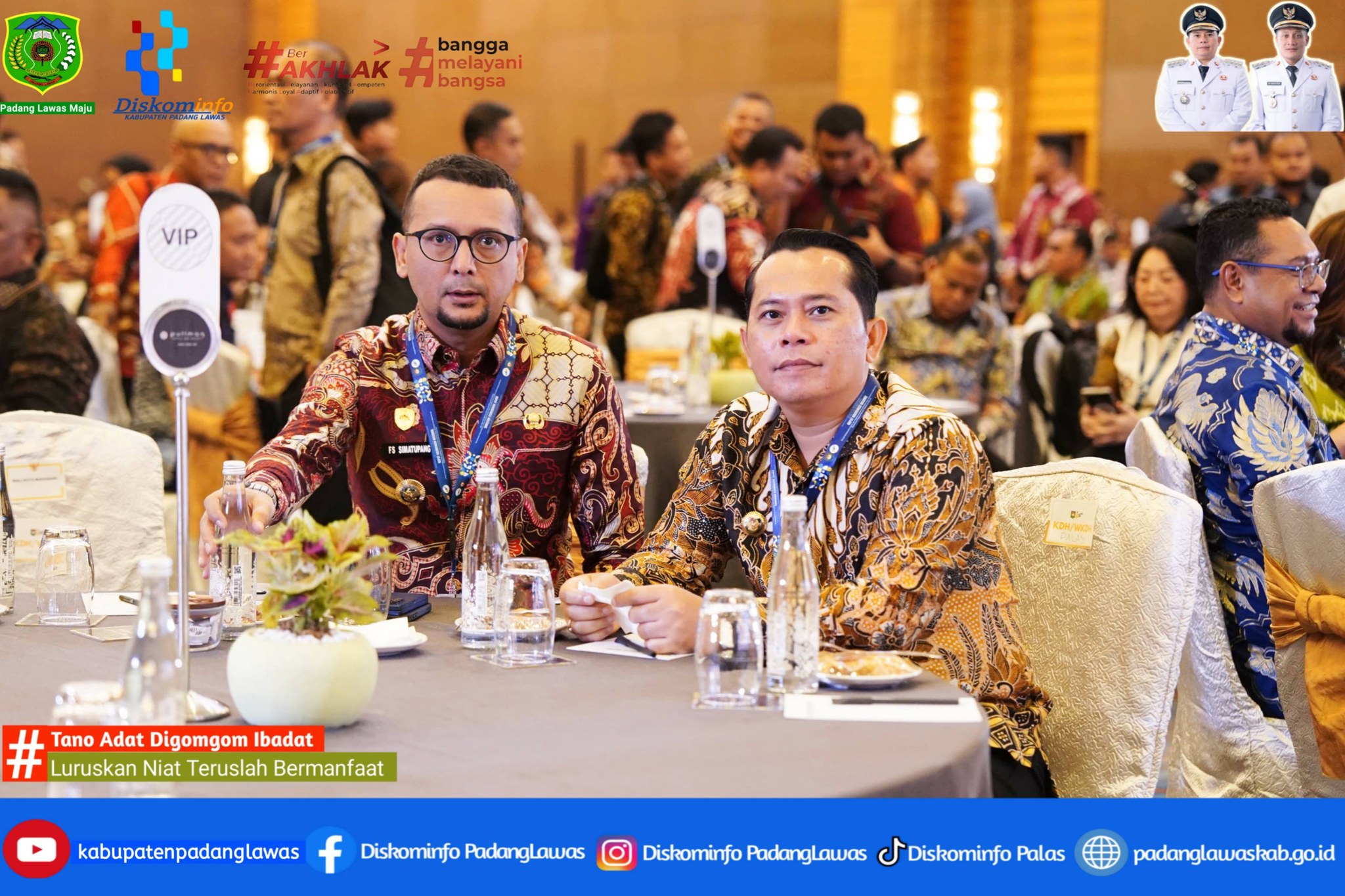 BUPATI PADANG LAWAS MENGIKUTI RAKORNAS